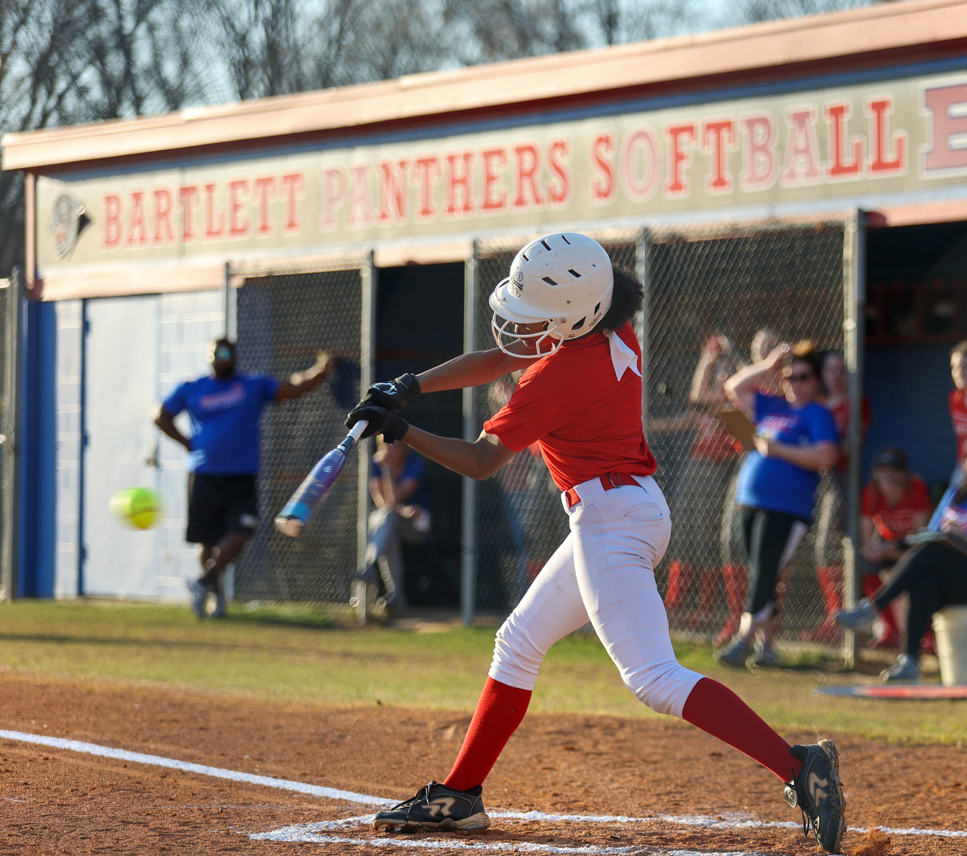 St. Benedict Softball vs Bartlett High School on March 3, 2022 at W.J. Freeman Park in Memphis, TN (Ryan Beatty/SBA)