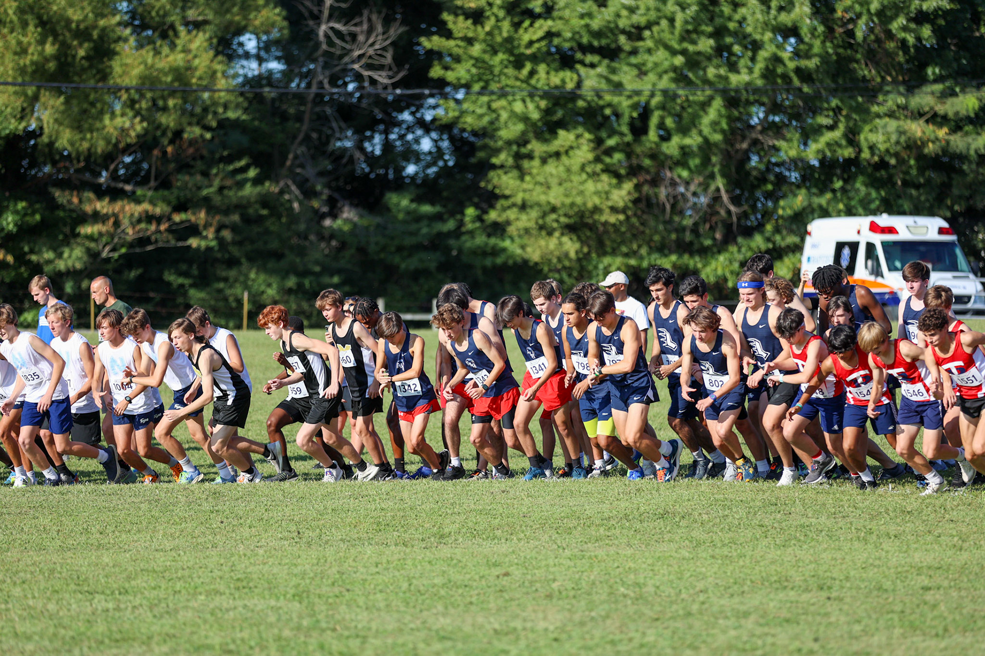 St. Benedict Cross Country MYA Meet 1 at Shelby Farms on Wednesday, September 14, 2022. (Ryan Beatty/SBA)