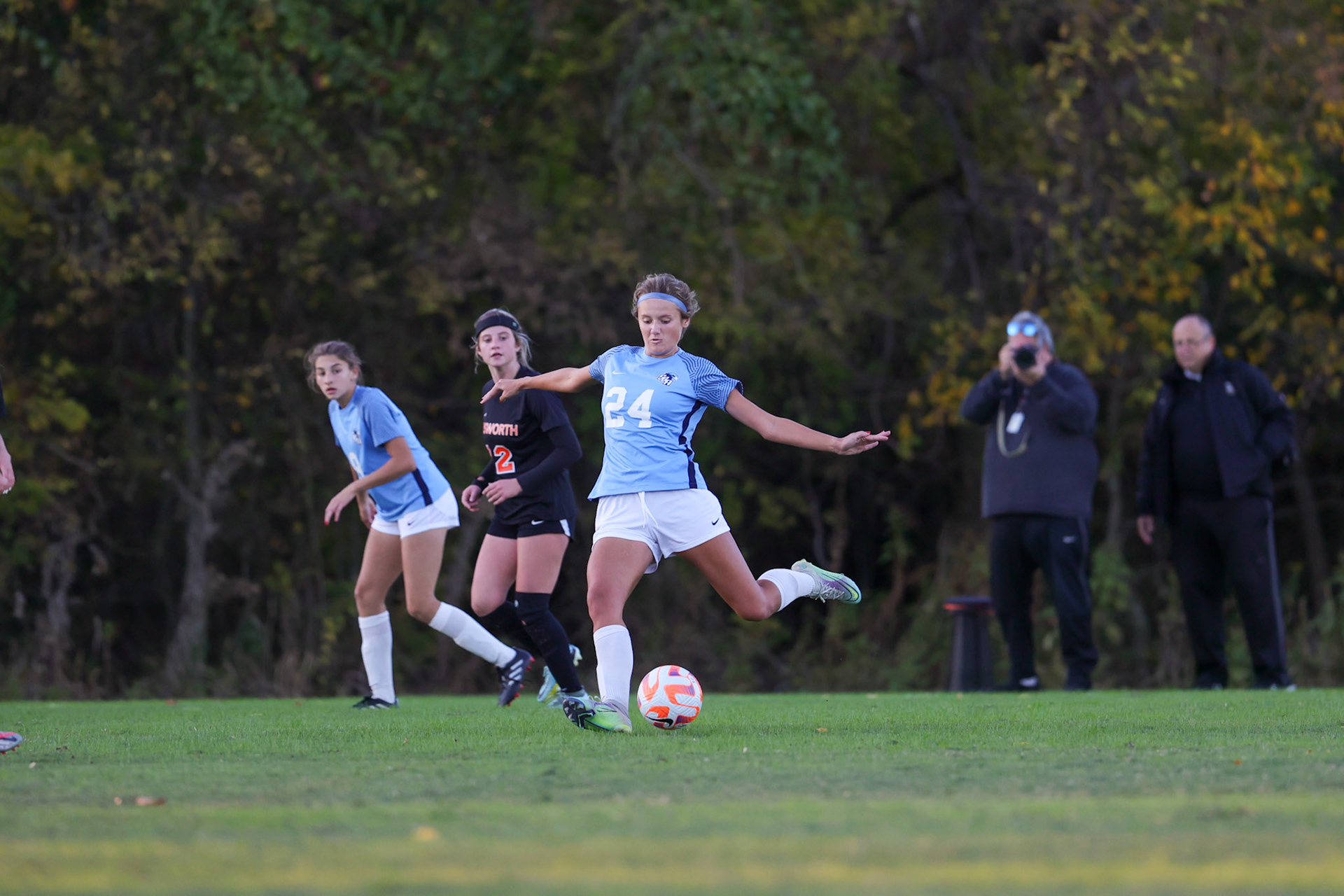 SBA Girl’s Soccer vs. Ensworth in the first round of the TSSAA State Tournament in Nashville, TN, on Oct. 17, 2022. (Ryan Beatty/SBA)