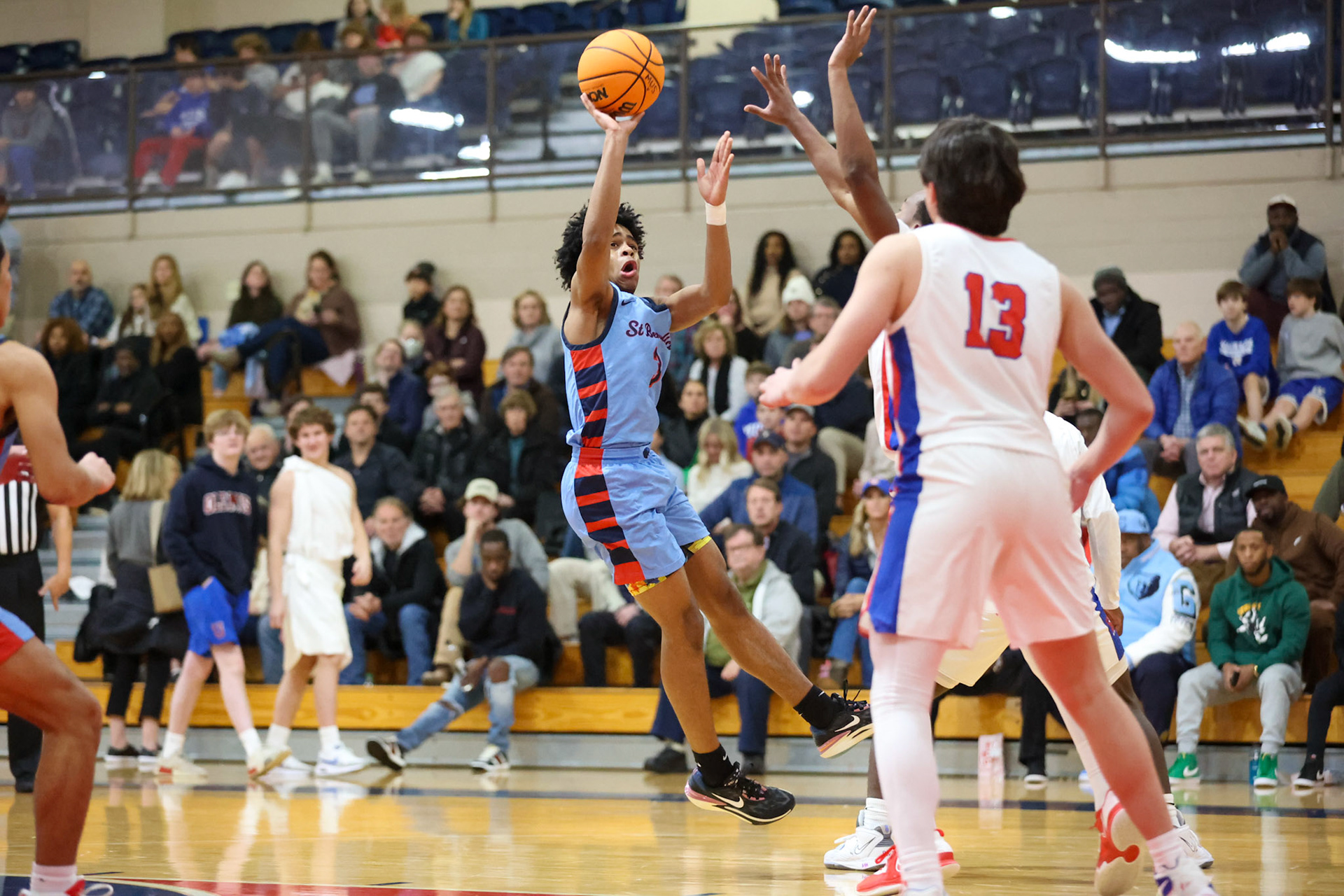 SBA Boys Basketball at MUS. (Ryan Beatty Photo)