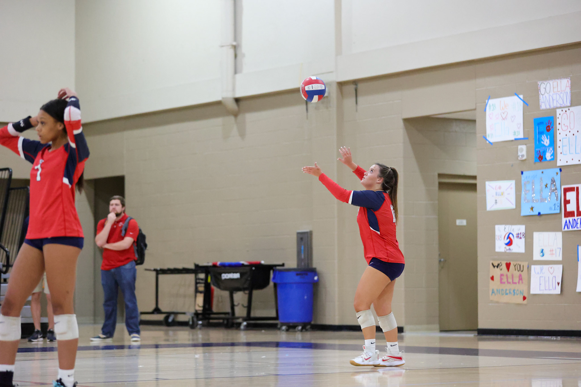 St. Benedict Volleyball vs White Station at St. Benedict at Auburndale in Memphis, TN on Thursday, September 22, 2022. (Ryan Beatty/SBA)