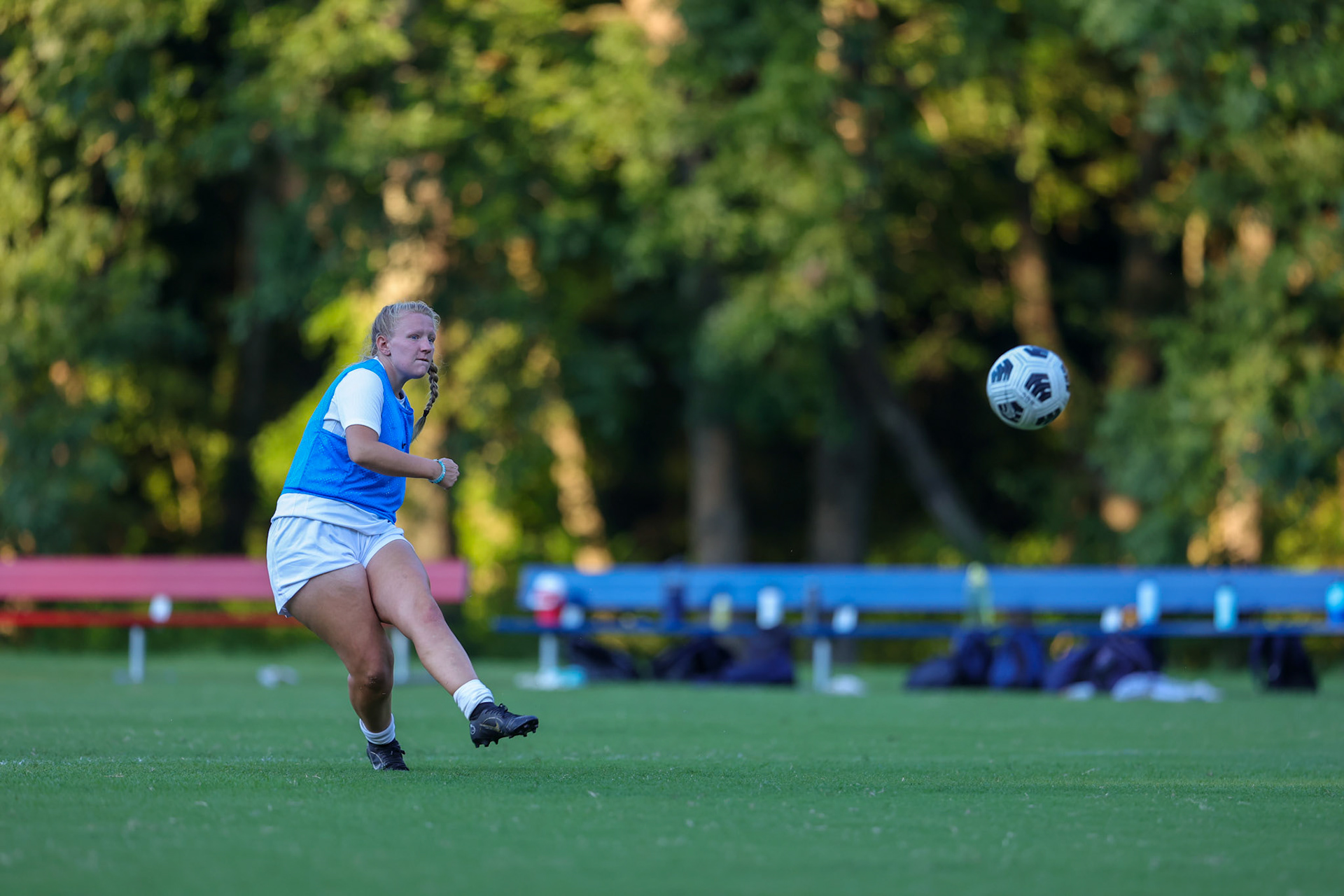 SBA Soccer vs Bartlett at Bartlett High School on Thursday, August 18, 2022. (Ryan Beatty/SBA)