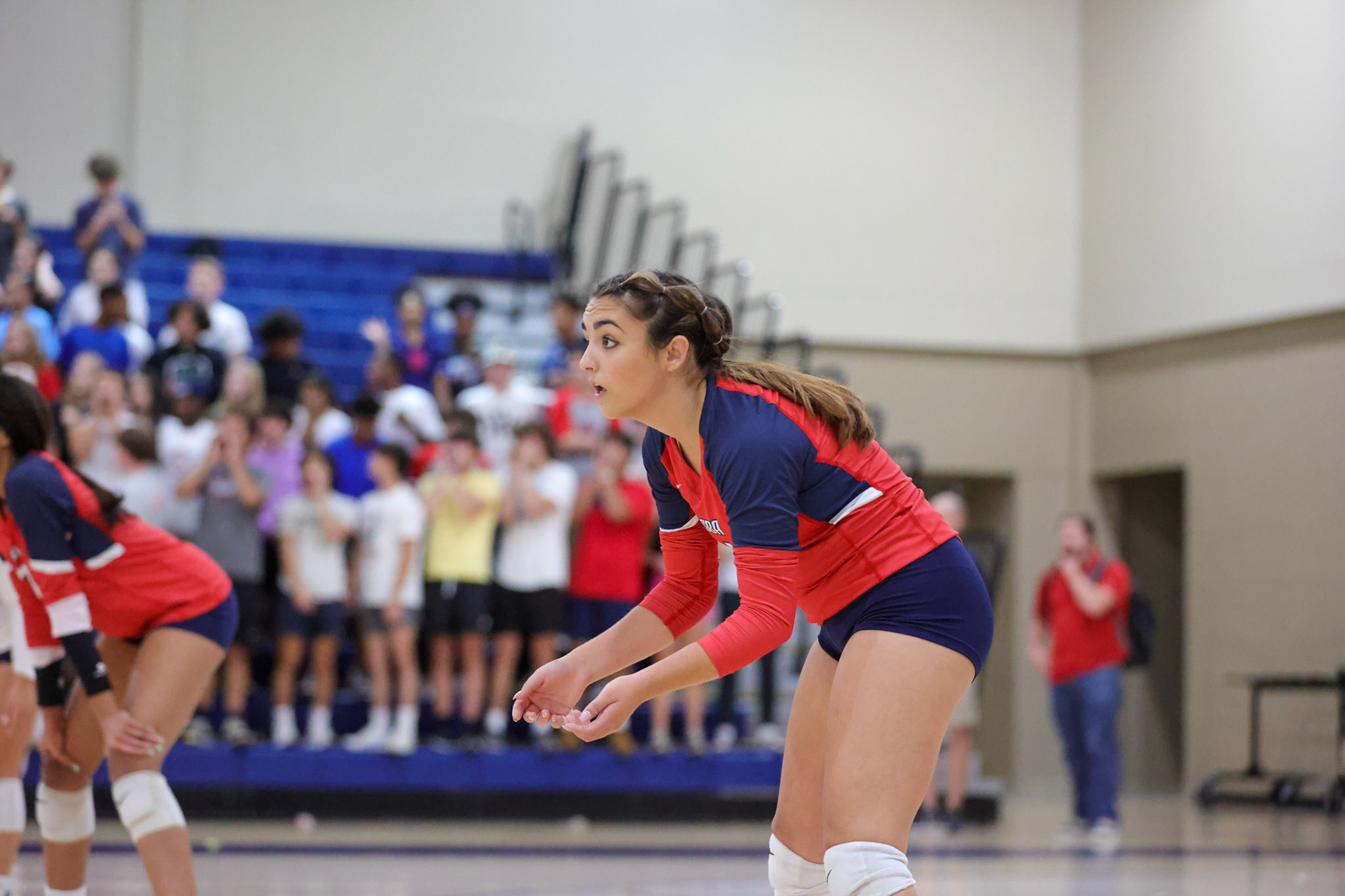 St. Benedict Volleyball vs White Station at St. Benedict at Auburndale in Memphis, TN on Thursday, September 22, 2022. (Ryan Beatty/SBA)