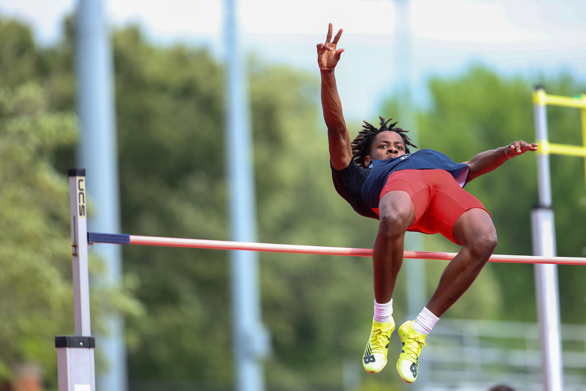 St. Benedict Track at Memphis University School in Memphis, TN on May 3, 2022. (Ryan Beatty/SBA)