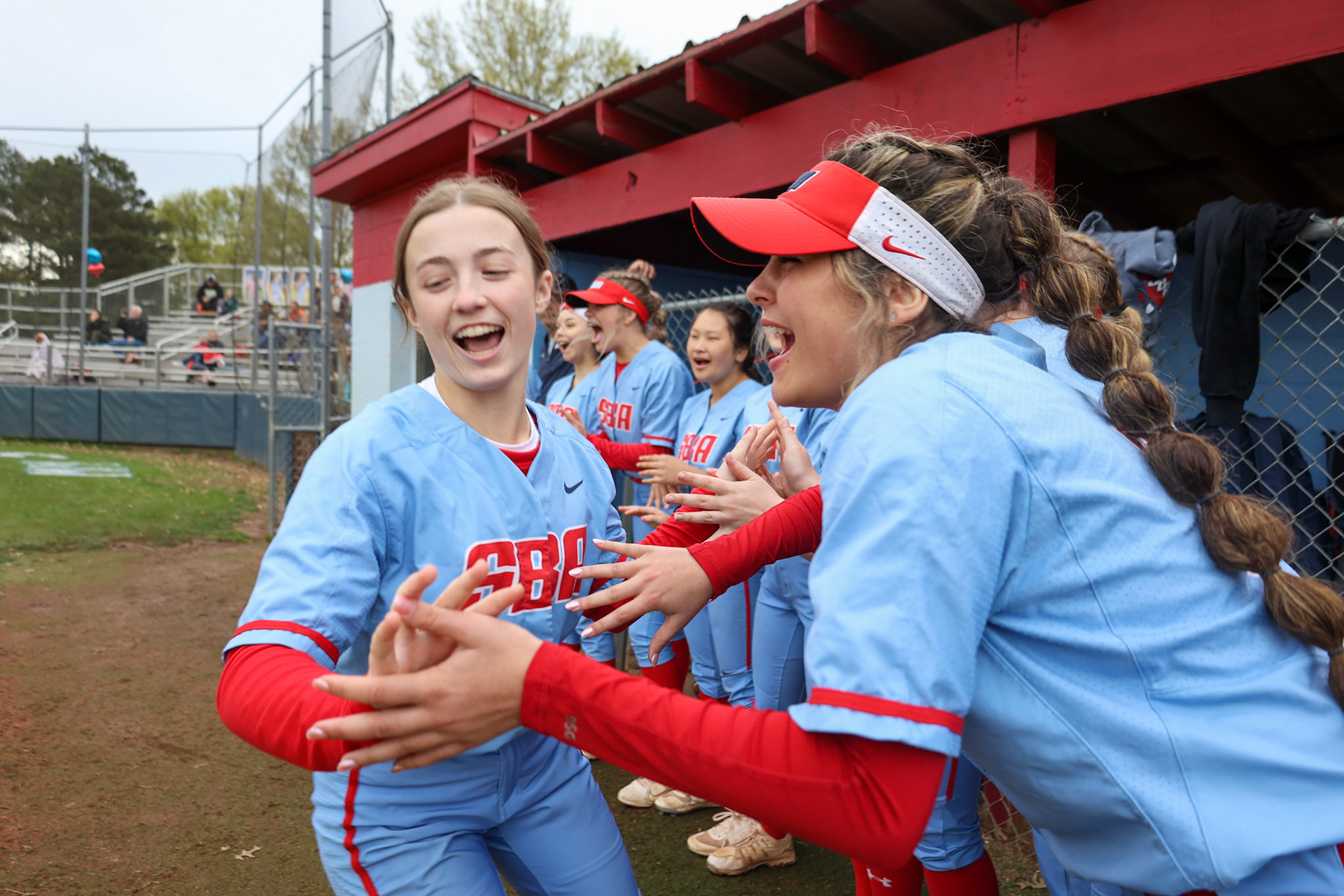 St. Benedict Softball vs Millington on Senior Night at St. Benedict at Auburndale in Memphis, TN on April 20, 2022. (Ryan Beatty/SBA)