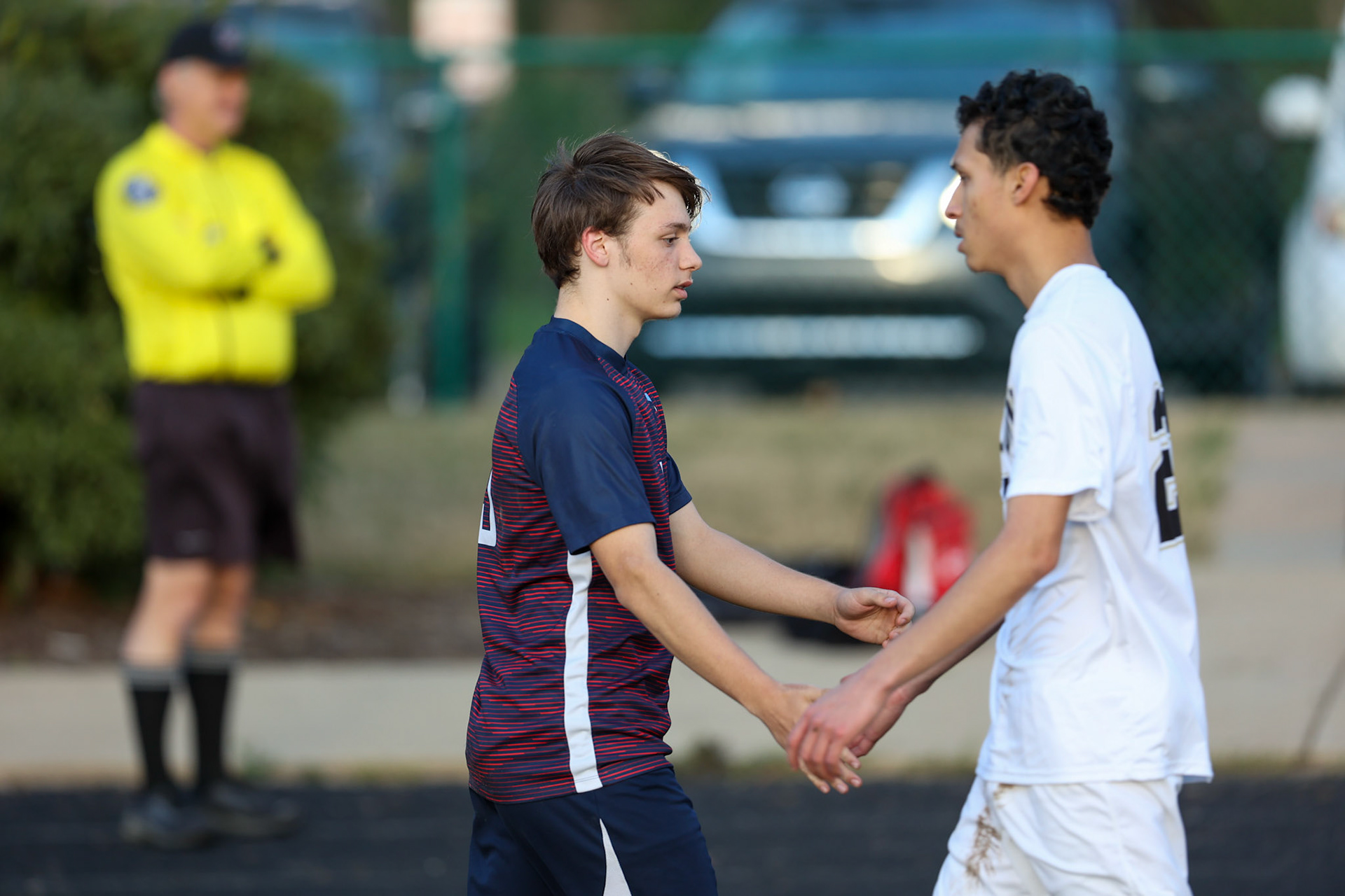 St. Benedict Soccer vs Millington on April 7, 2022 at St. Benedict At Auburndale High School in Memphis, TN. (Ryan Beatty/SBA)