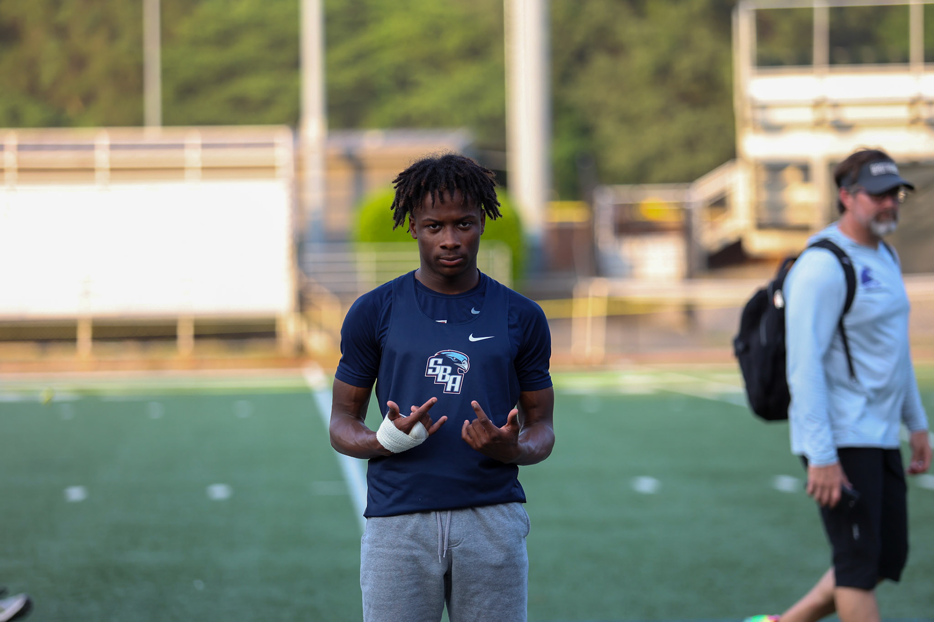St. Benedict Track at MUS Region Meet on May 11, 2022. (Ryan Beatty/SBA)