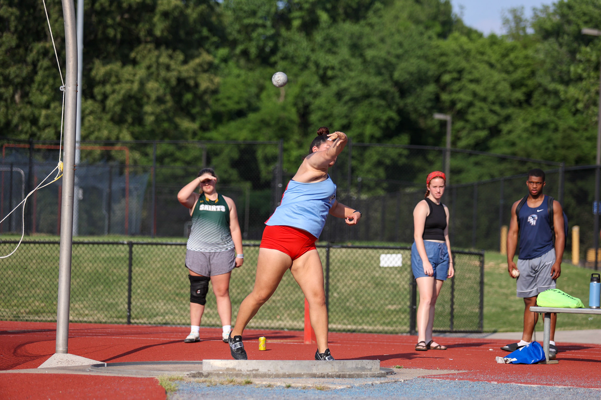St. Benedict Track at MUS Region Meet on May 11, 2022. (Ryan Beatty/SBA)