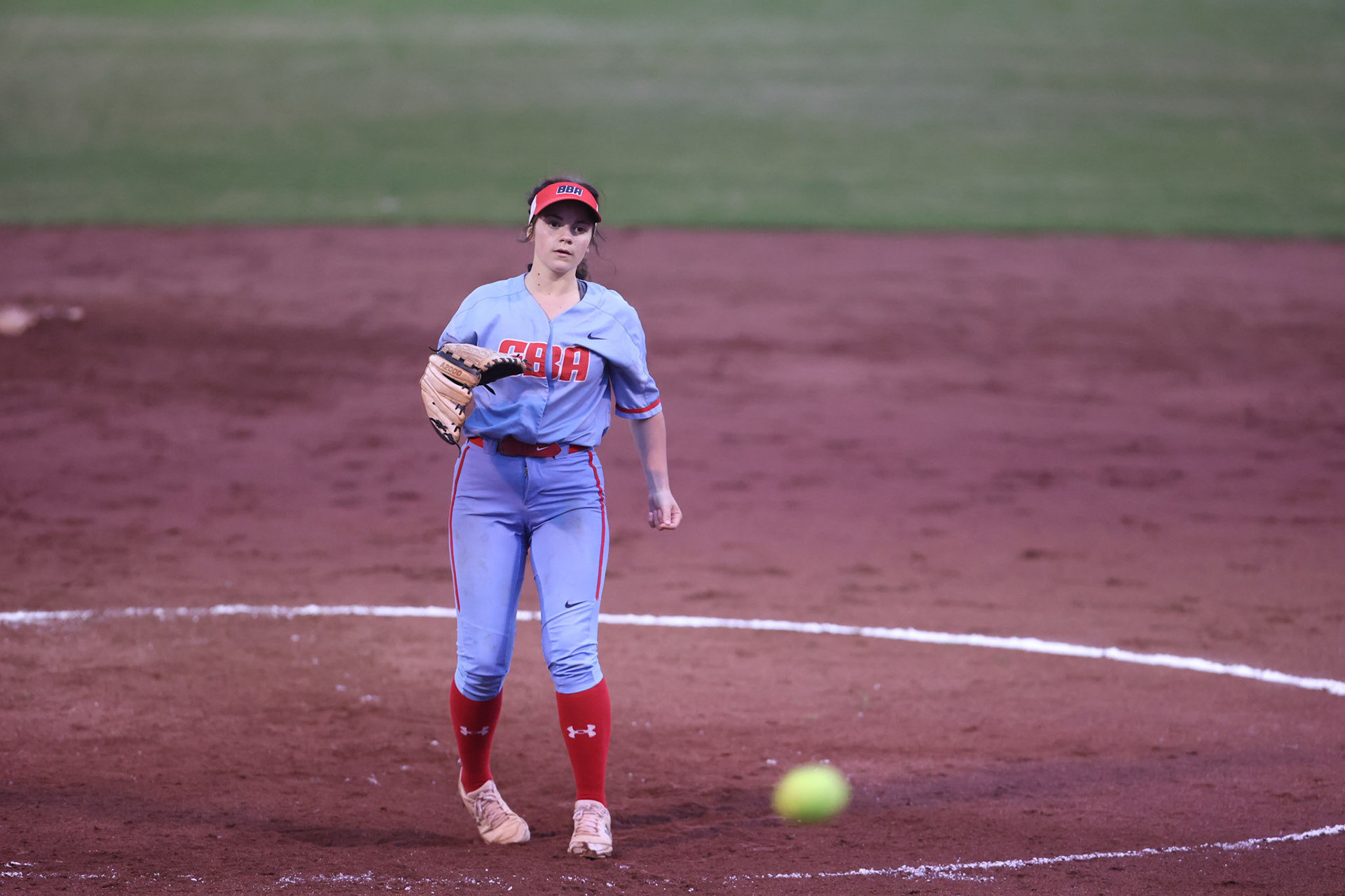 St. Benedict Softball vs Millington on Senior Night at St. Benedict at Auburndale in Memphis, TN on April 20, 2022. (Ryan Beatty/SBA)