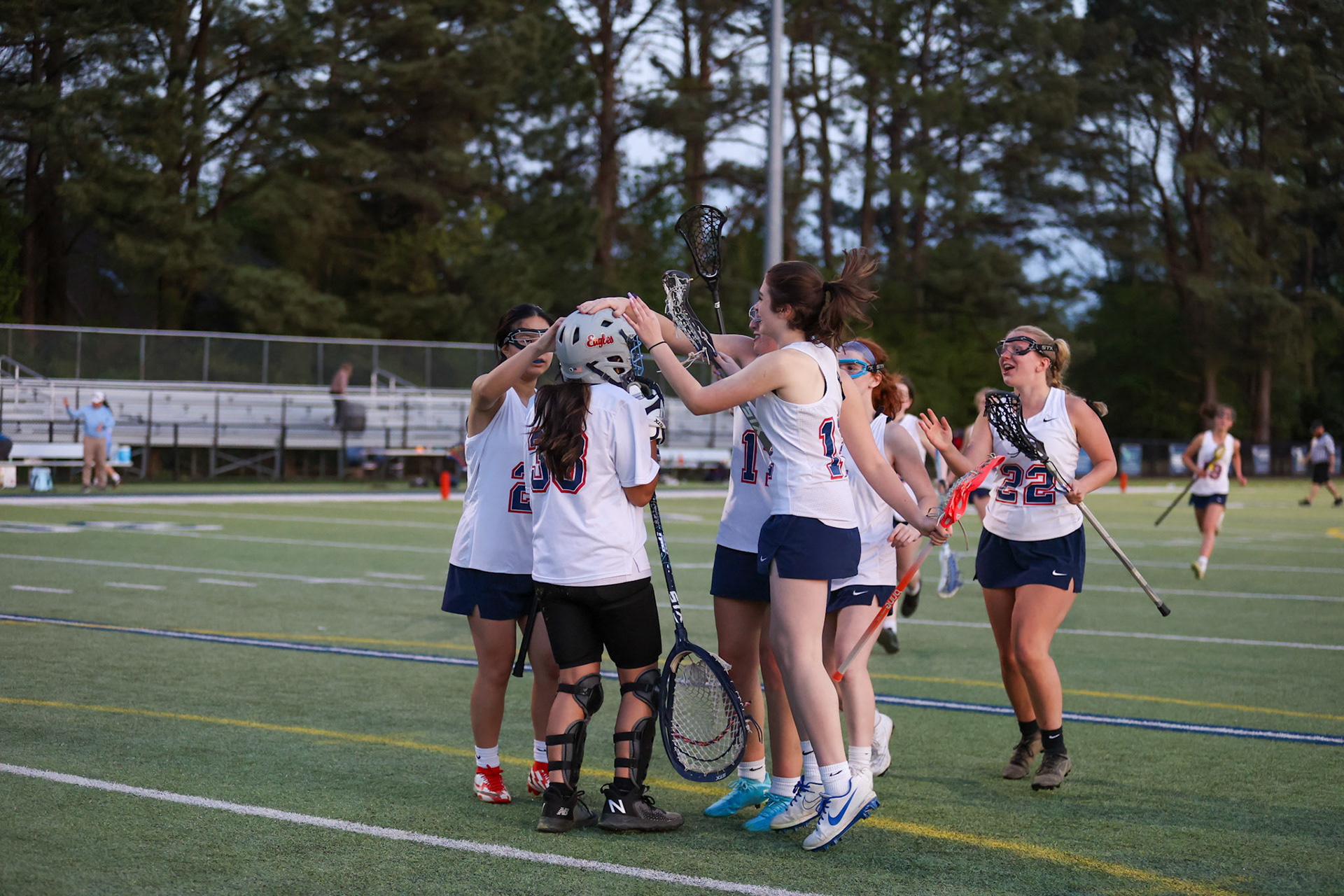 St. Benedict Girls Lacrosse vs St. Agnes on Senior Night at St. Benedict at Auburndale in Memphis, TN on April 19, 2022. (Ryan Beatty/SBA)