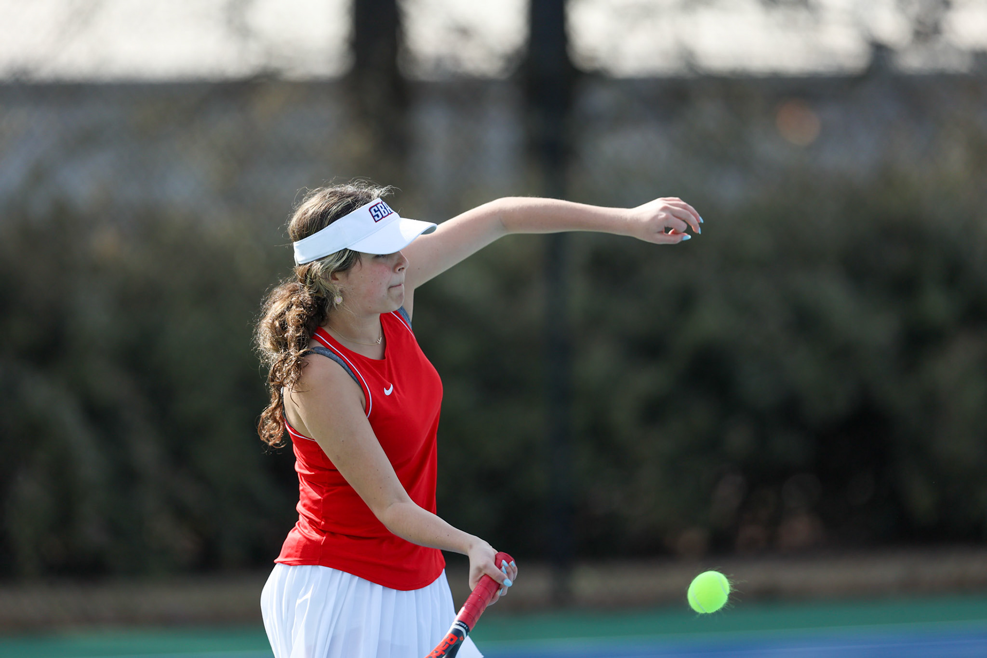 St. Benedict Tennis vs St. Mary’s on April 5, 2022 at St. Benedict at Auburndale High School in Memphis, TN. (Ryan Beatty/SBA)