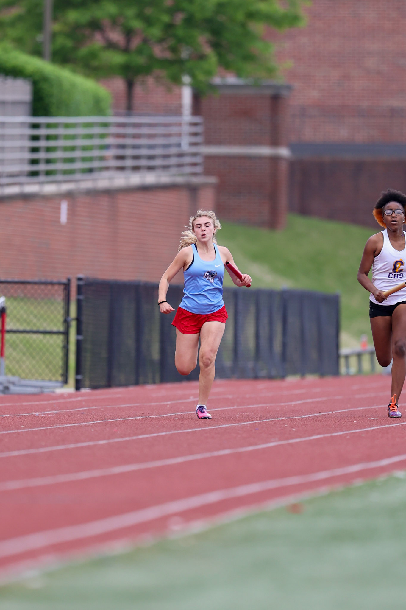 St. Benedict Track at Memphis University School in Memphis, TN on May 3, 2022. (Ryan Beatty/SBA)