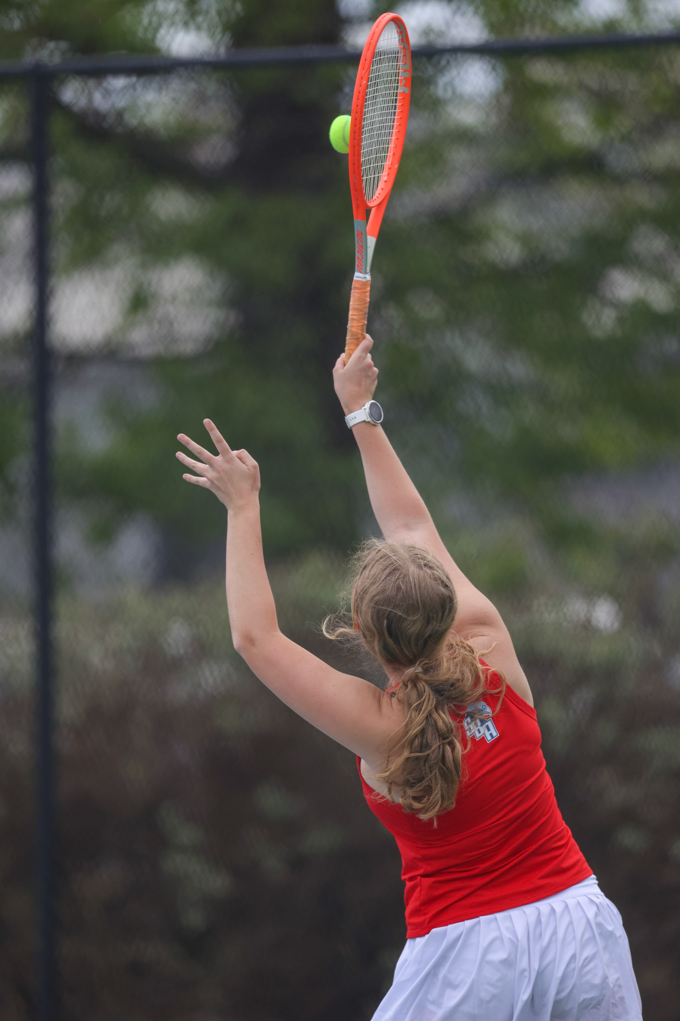 SBA Tennis vs Houston on Thursday, April 13, 2023. (Ryan Beatty Photo)