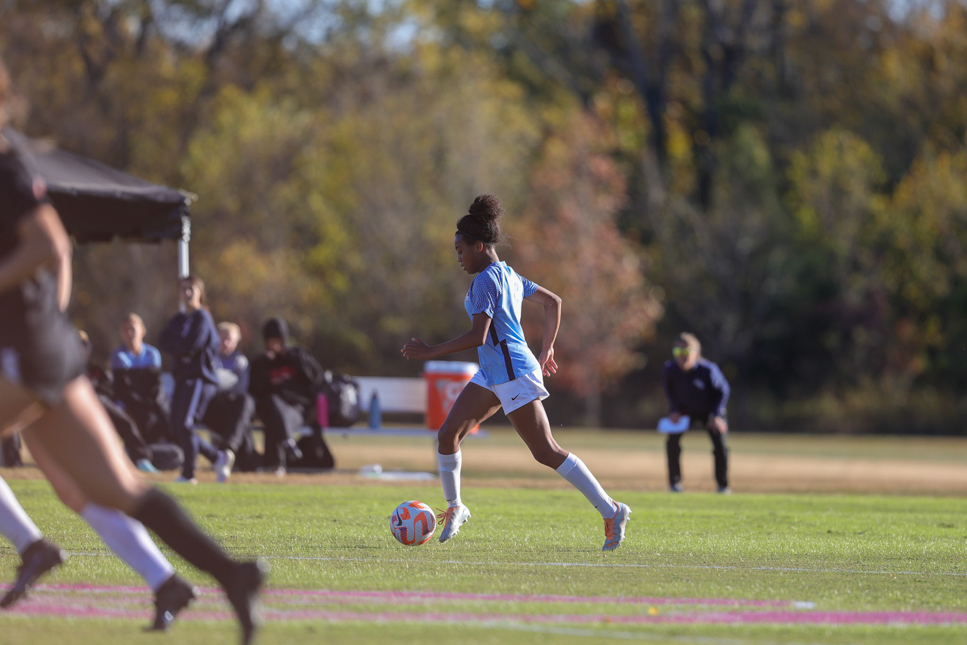 SBA Girl’s Soccer vs. Ensworth in the first round of the TSSAA State Tournament in Nashville, TN, on Oct. 17, 2022. (Ryan Beatty/SBA)