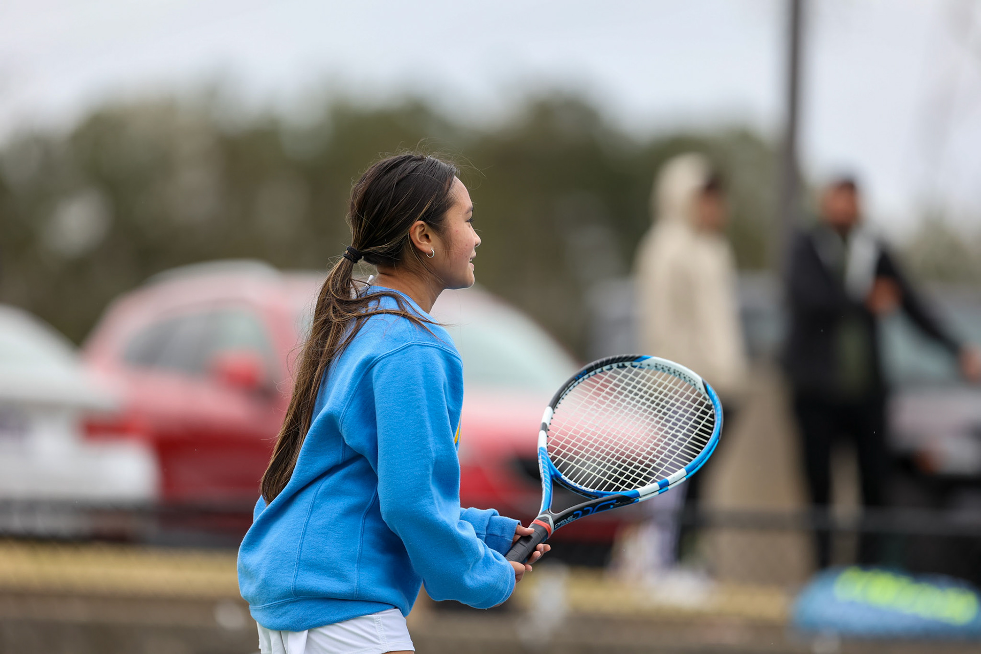 St. Benedict Tennis vs Brighton Cardinals on Wednesday April 6, 2022 at St. Benedict At Auburndale High School in Memphis, TN. (Ryan Beatty/SBA)