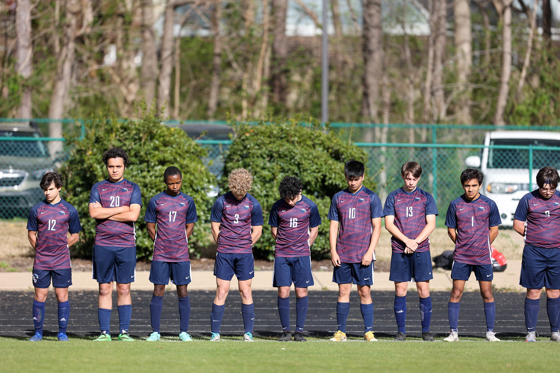 St. Benedict Soccer vs Millington on April 7, 2022 at St. Benedict At Auburndale High School in Memphis, TN. (Ryan Beatty/SBA)