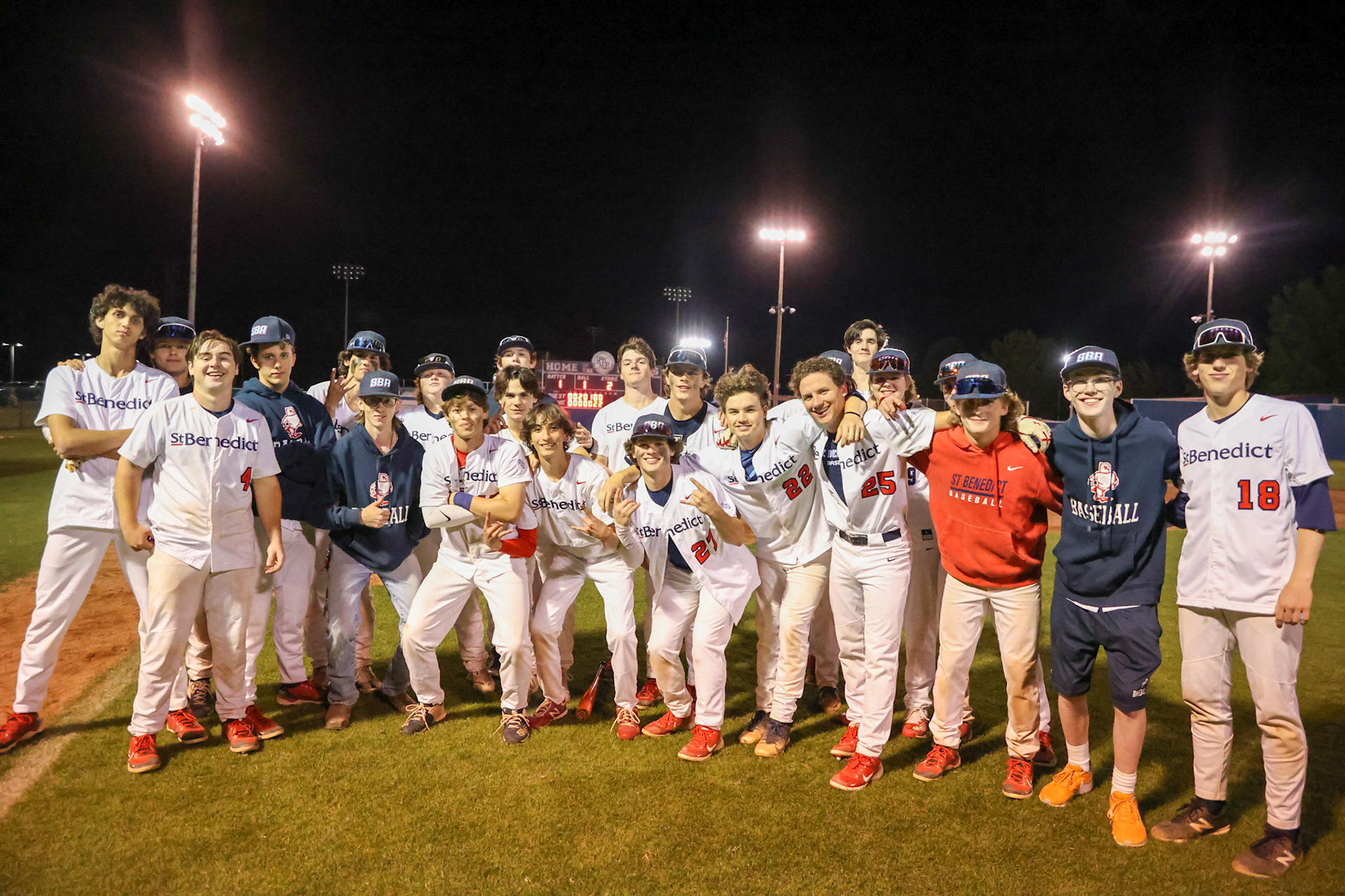 SBA Baseball Senior Night (Ryan Beatty Photo)