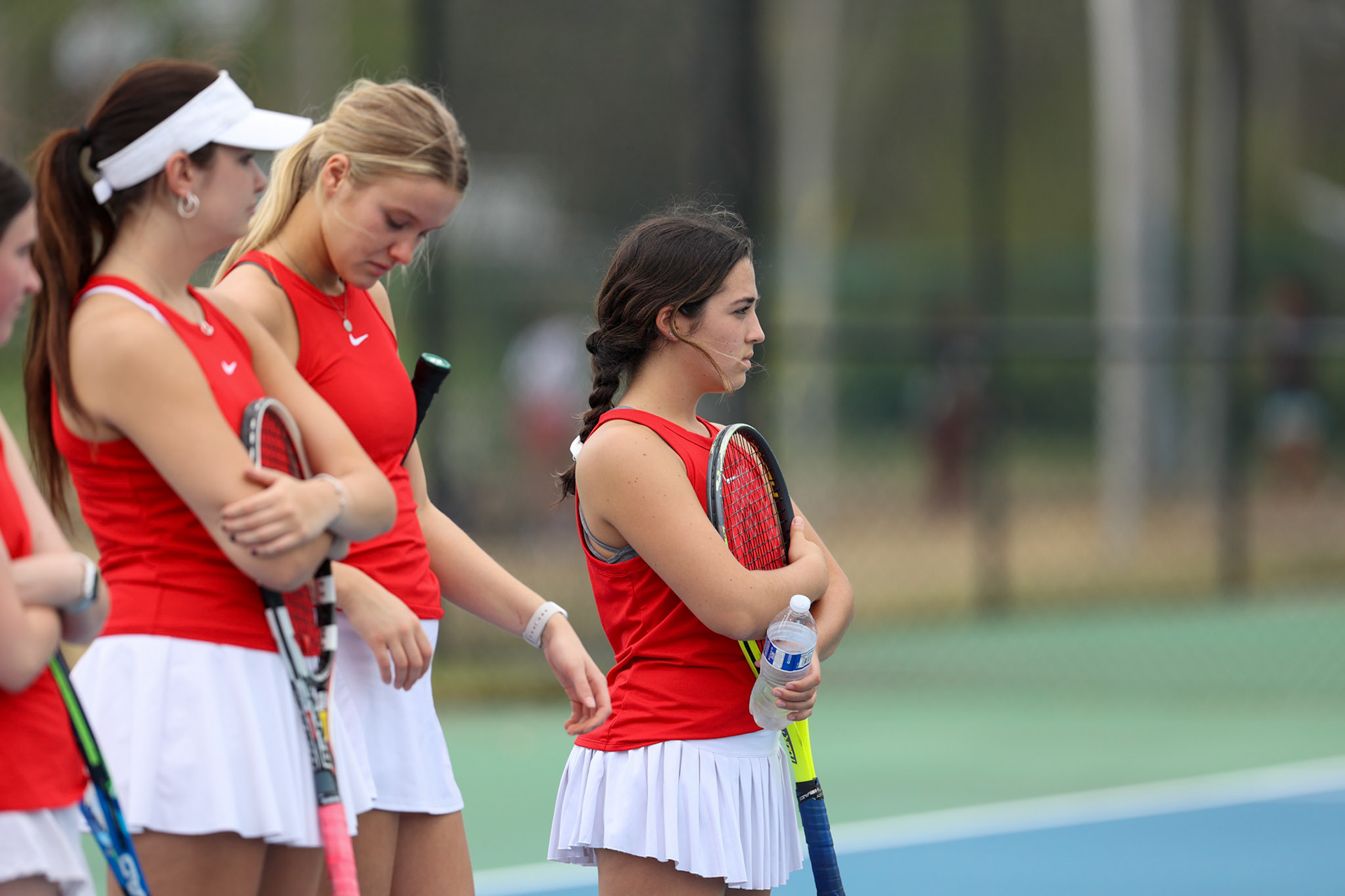 SBA Tennis vs Briacrest on Monday, April 3, 2023. (Ryan Beatty Photo)