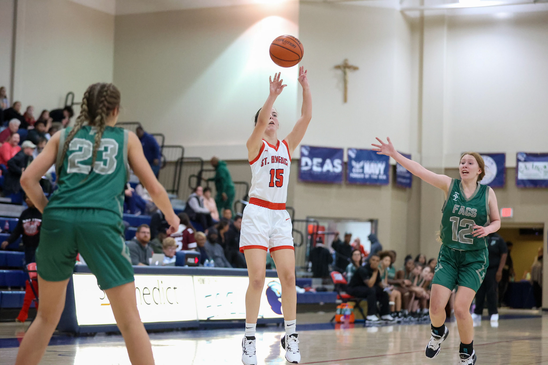 SBA Basketball vs FACS on Friday, Nov. 18, 2022. (Ryan Beatty/SBA)