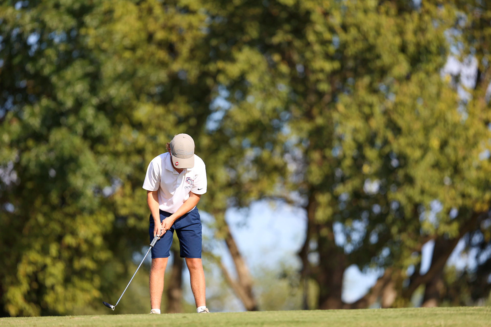 St. Benedict Boys Golf vs Briarcrest at the Lakeland Golf Club on Thursday, September 15, 2022. (Ryan Beatty/SBA)