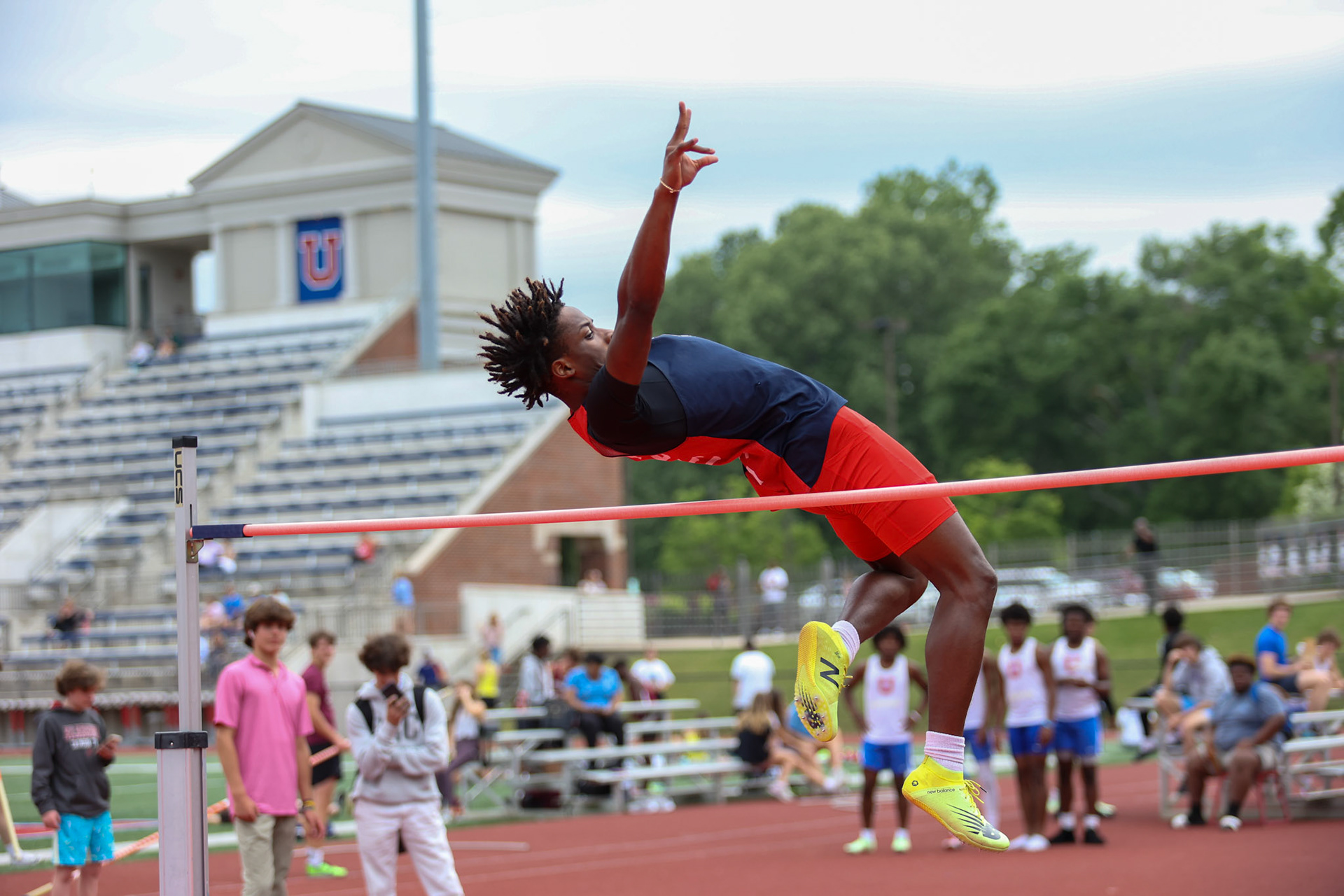 St. Benedict Track at Memphis University School in Memphis, TN on May 3, 2022. (Ryan Beatty/SBA)