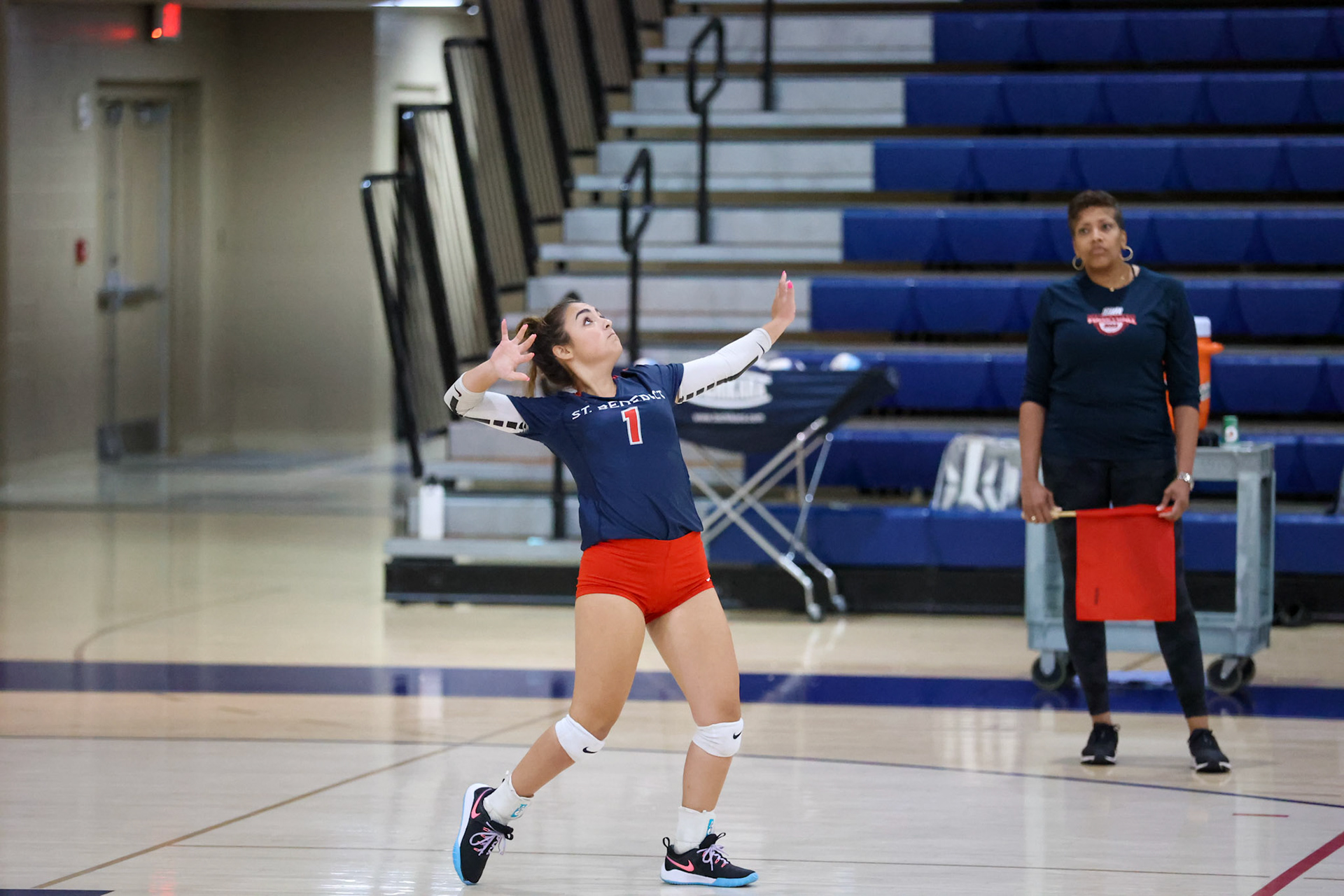 St. Benedict Volleyball vs West Memphis at St. Benedict on Monday, September 12, 2022. (Ryan Beatty/SBA)