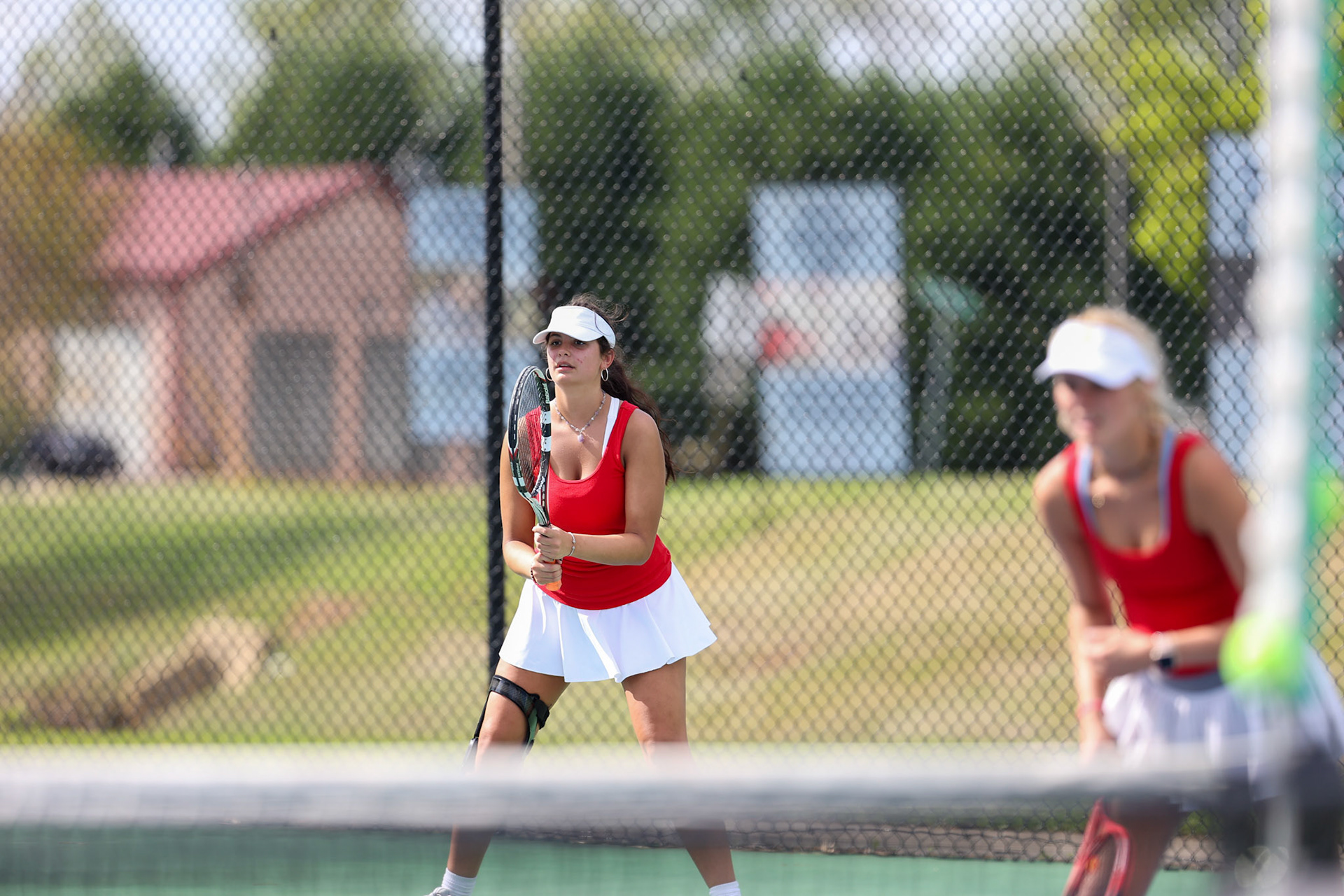 St. Benedict Tennis vs St. Agnes at St. Benedict at Auburndale High School in Memphis, TN on April 21, 2022. (Ryan Beatty/SBA)