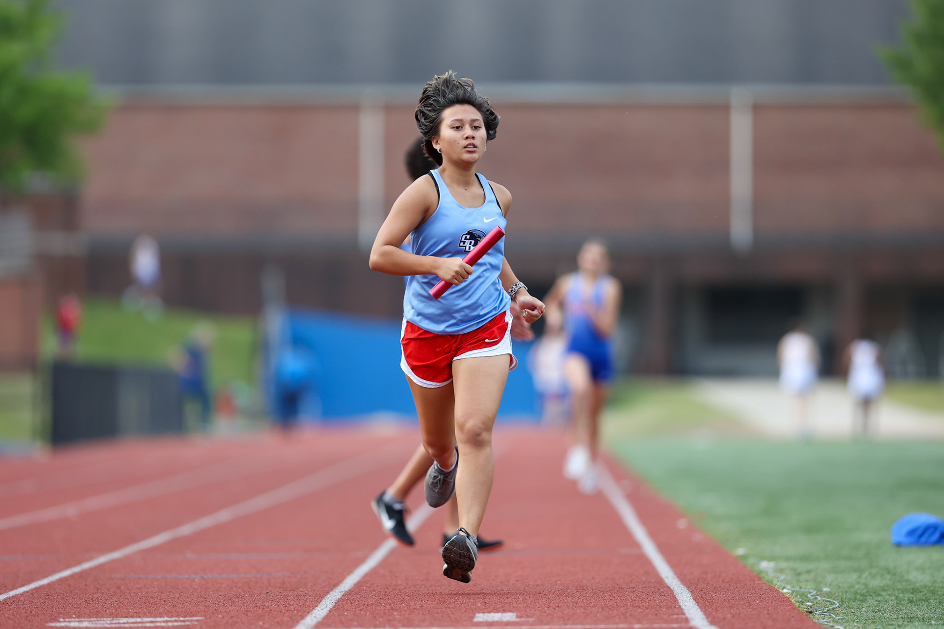 St. Benedict Track at Memphis University School in Memphis, TN on May 3, 2022. (Ryan Beatty/SBA)