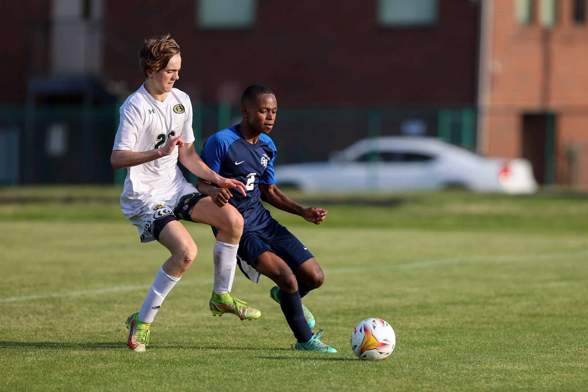 St. Benedict Soccer vs Briarcrest at St. Benedict at Auburndale High School in Memphis, TN on April 21, 2022. (Ryan Beatty/SBA)