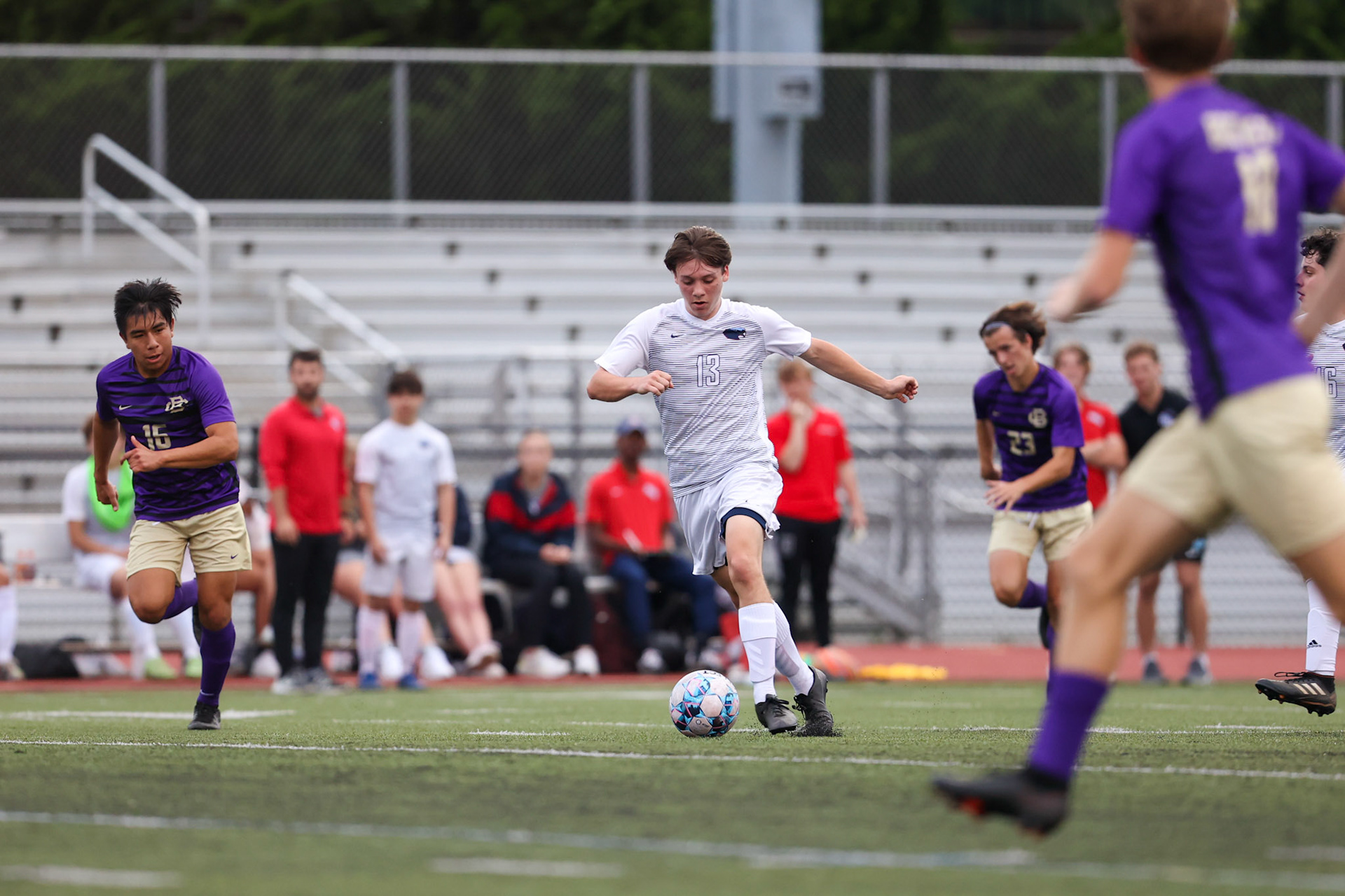 St. Benedict Soccer vs Christian Brothers at Christian Brothers High School in Memphis, TN on May 3, 2022. (Ryan Beatty/SBA)
