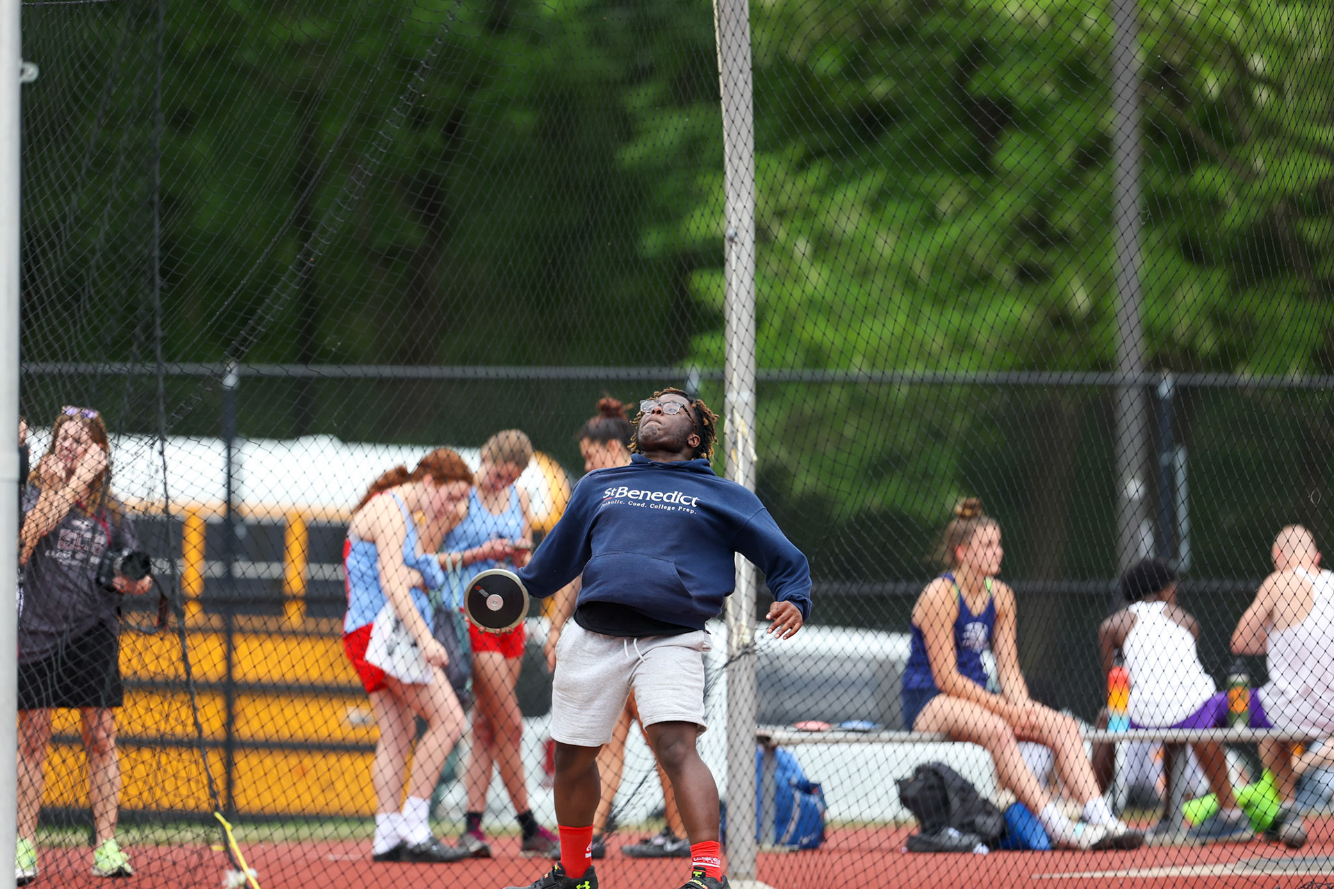 St. Benedict Track at Memphis University School in Memphis, TN on May 3, 2022. (Ryan Beatty/SBA)