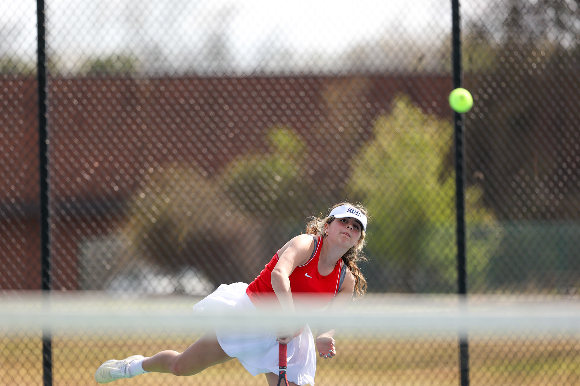 St. Benedict Tennis vs St. Mary’s on April 5, 2022 at St. Benedict at Auburndale High School in Memphis, TN. (Ryan Beatty/SBA)