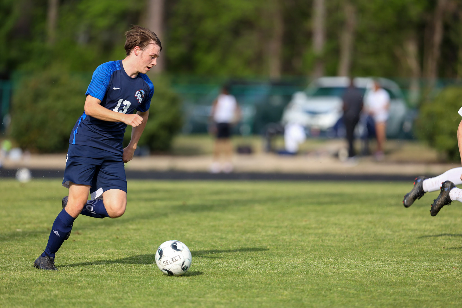 St. Benedict Soccer vs Briarcrest at St. Benedict at Auburndale High School in Memphis, TN on April 21, 2022. (Ryan Beatty/SBA)