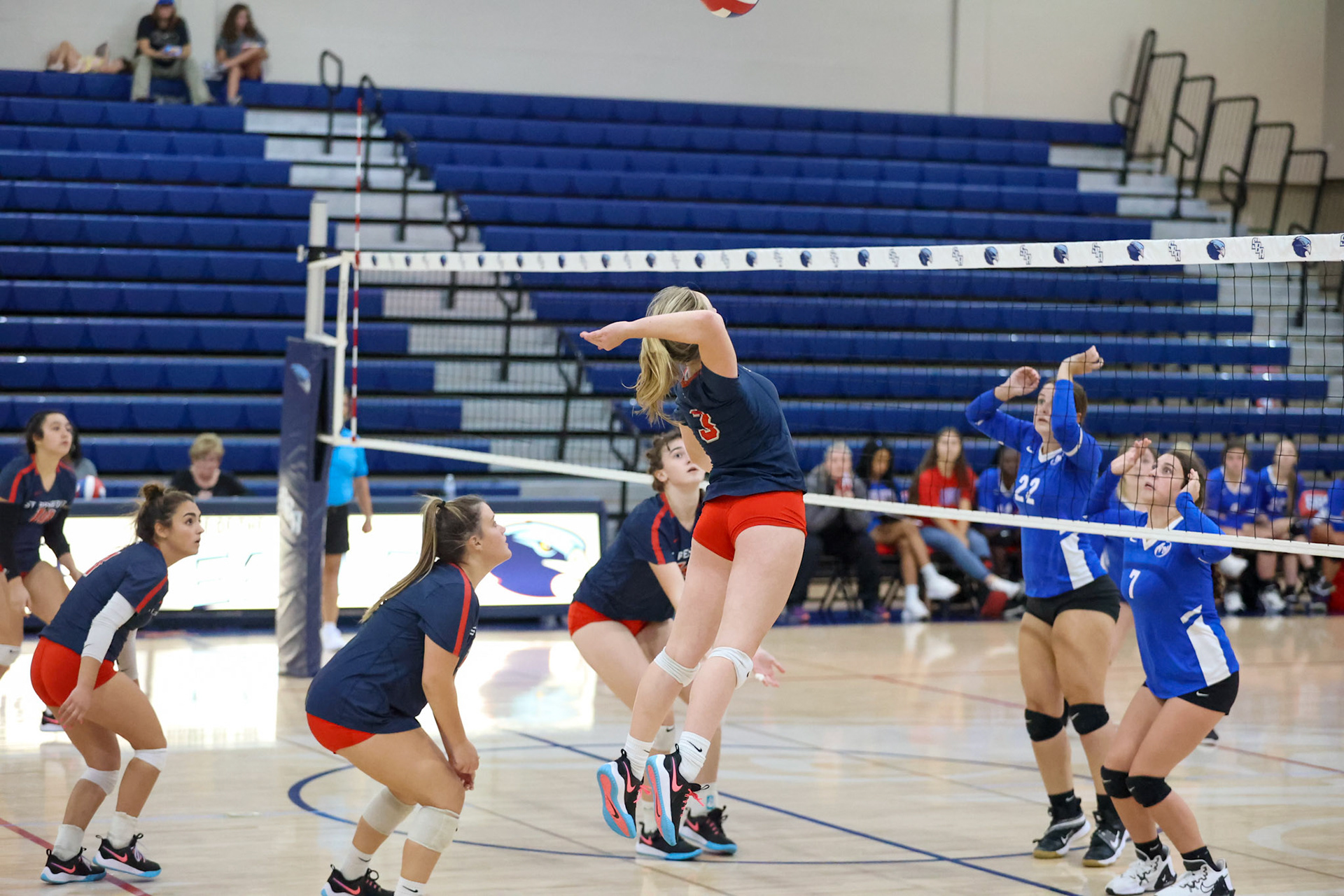 St. Benedict Volleyball vs West Memphis at St. Benedict on Monday, September 12, 2022. (Ryan Beatty/SBA)