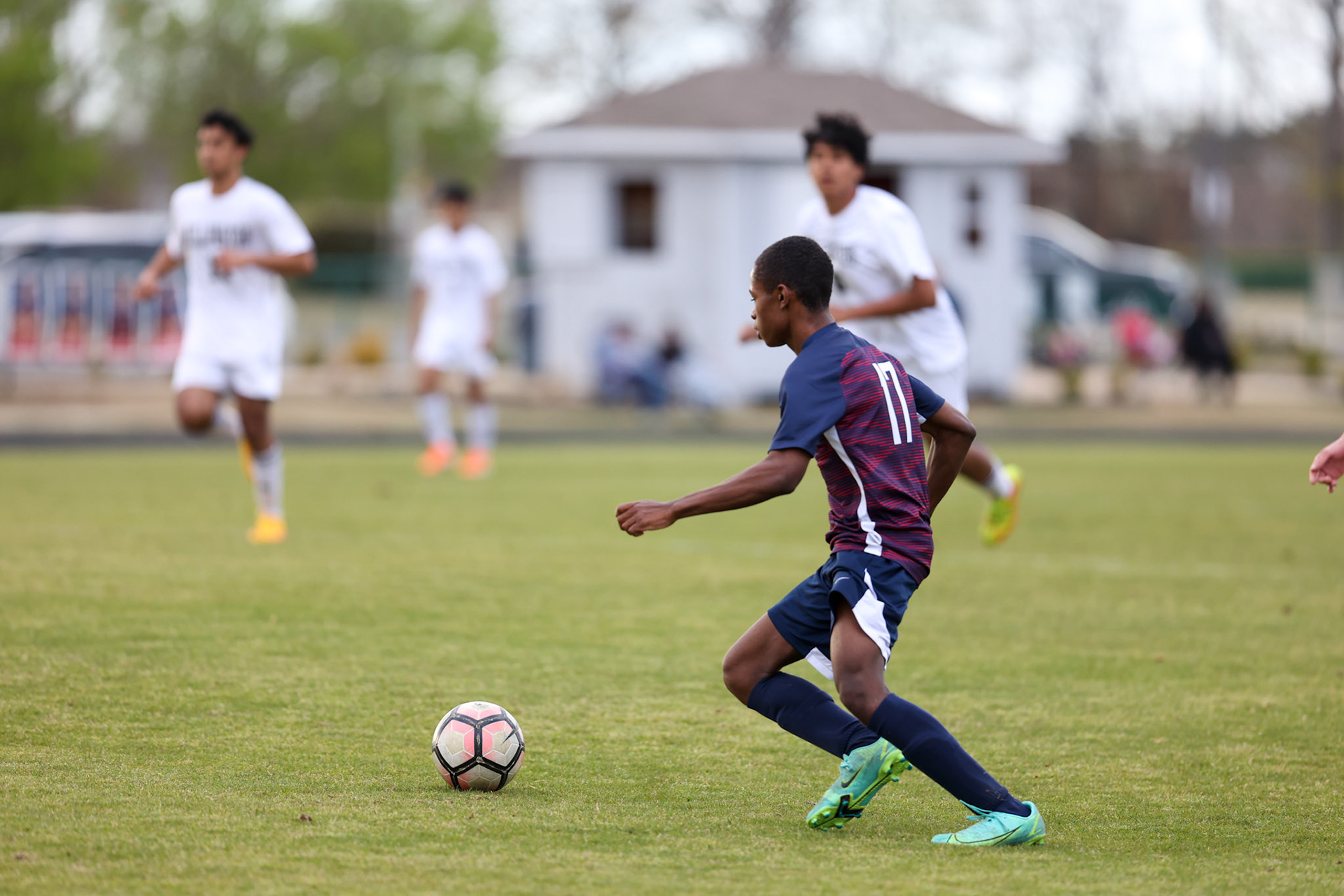 St. Benedict Soccer vs Millington on April 7, 2022 at St. Benedict At Auburndale High School in Memphis, TN. (Ryan Beatty/SBA)