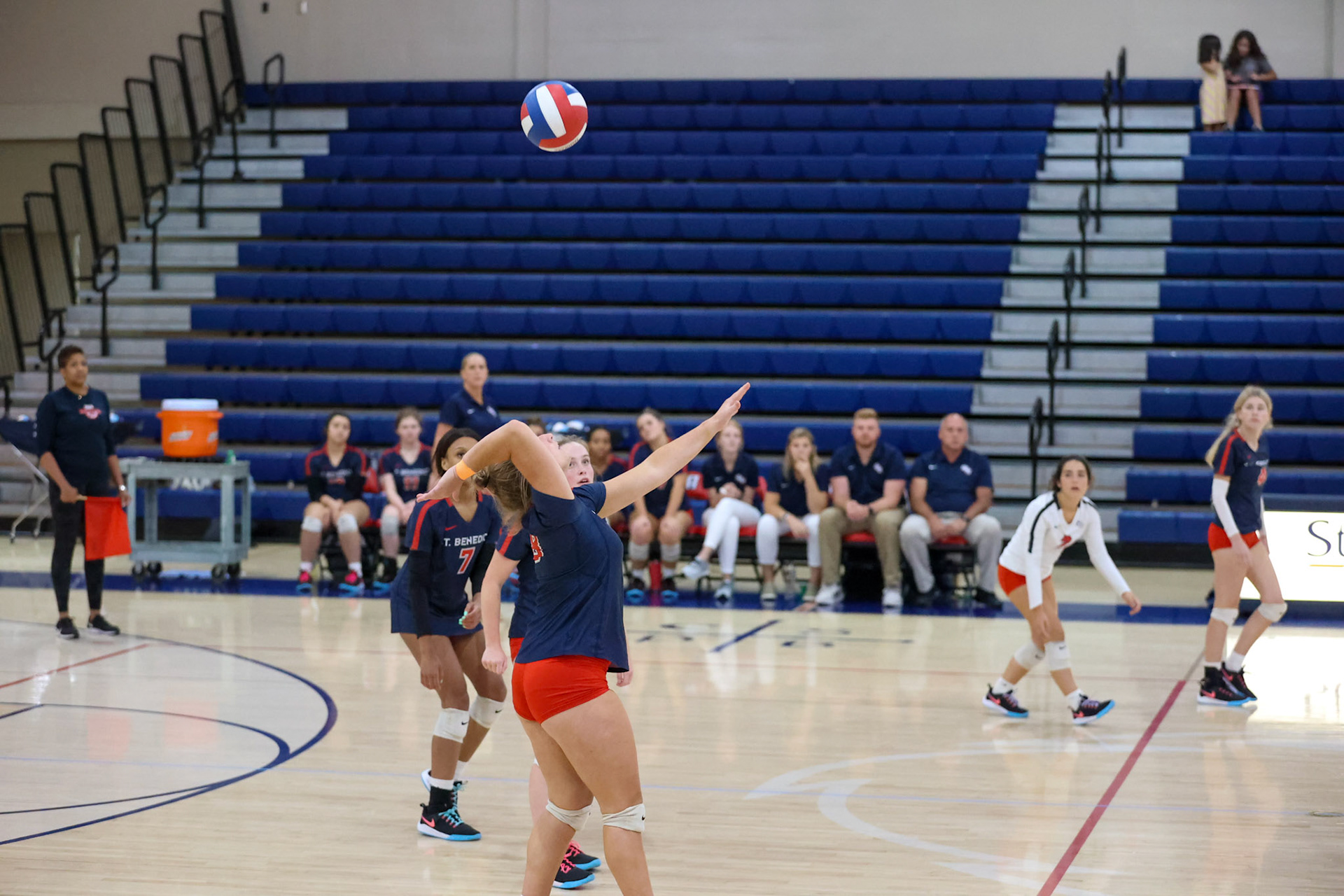 St. Benedict Volleyball vs West Memphis at St. Benedict on Monday, September 12, 2022. (Ryan Beatty/SBA)