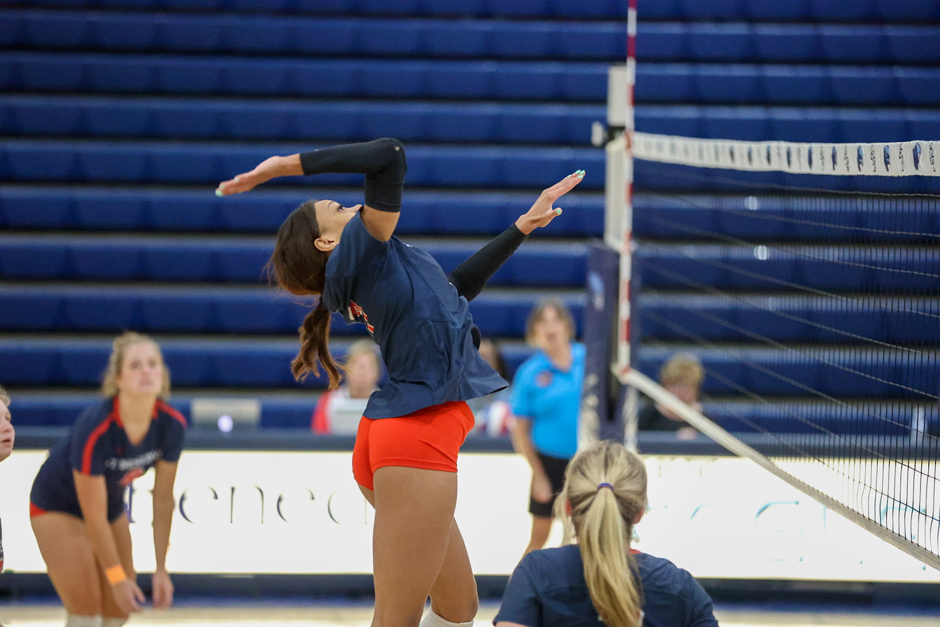 St. Benedict Volleyball vs West Memphis at St. Benedict on Monday, September 12, 2022. (Ryan Beatty/SBA)