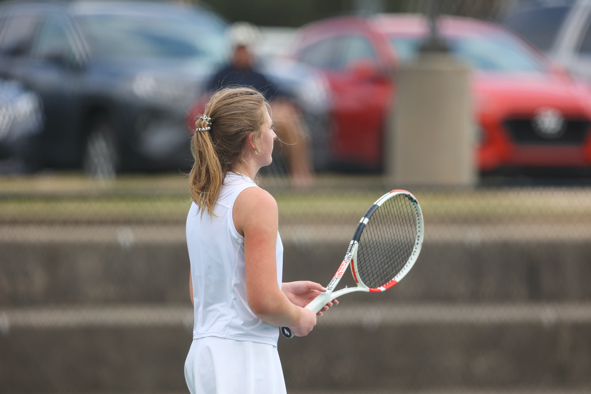 SBA Tennis vs Houston on Thursday, April 13, 2023. (Ryan Beatty Photo)