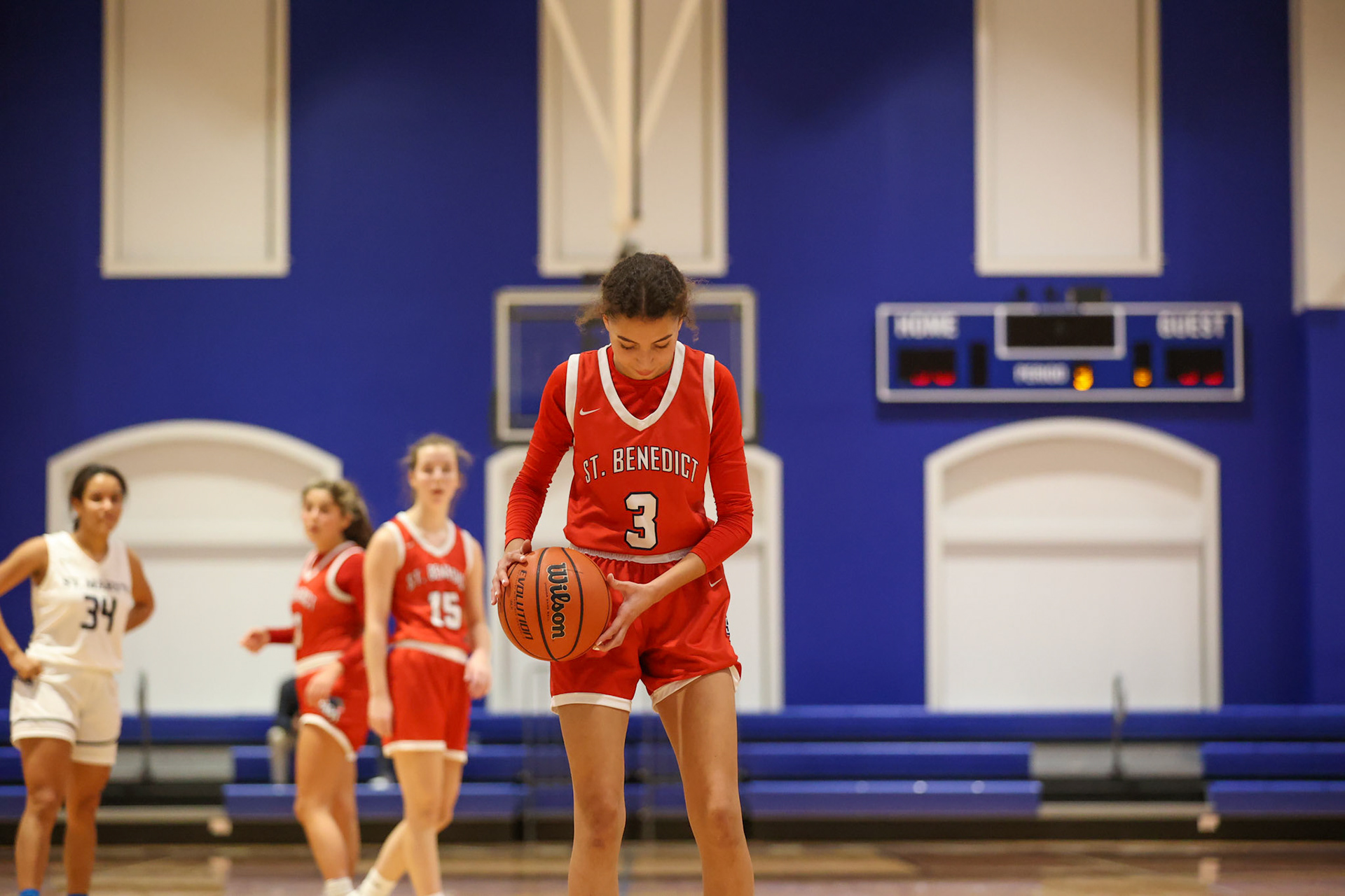 SBA Girls Basketball vs St. Mary’s. (Ryan Beatty Photo)