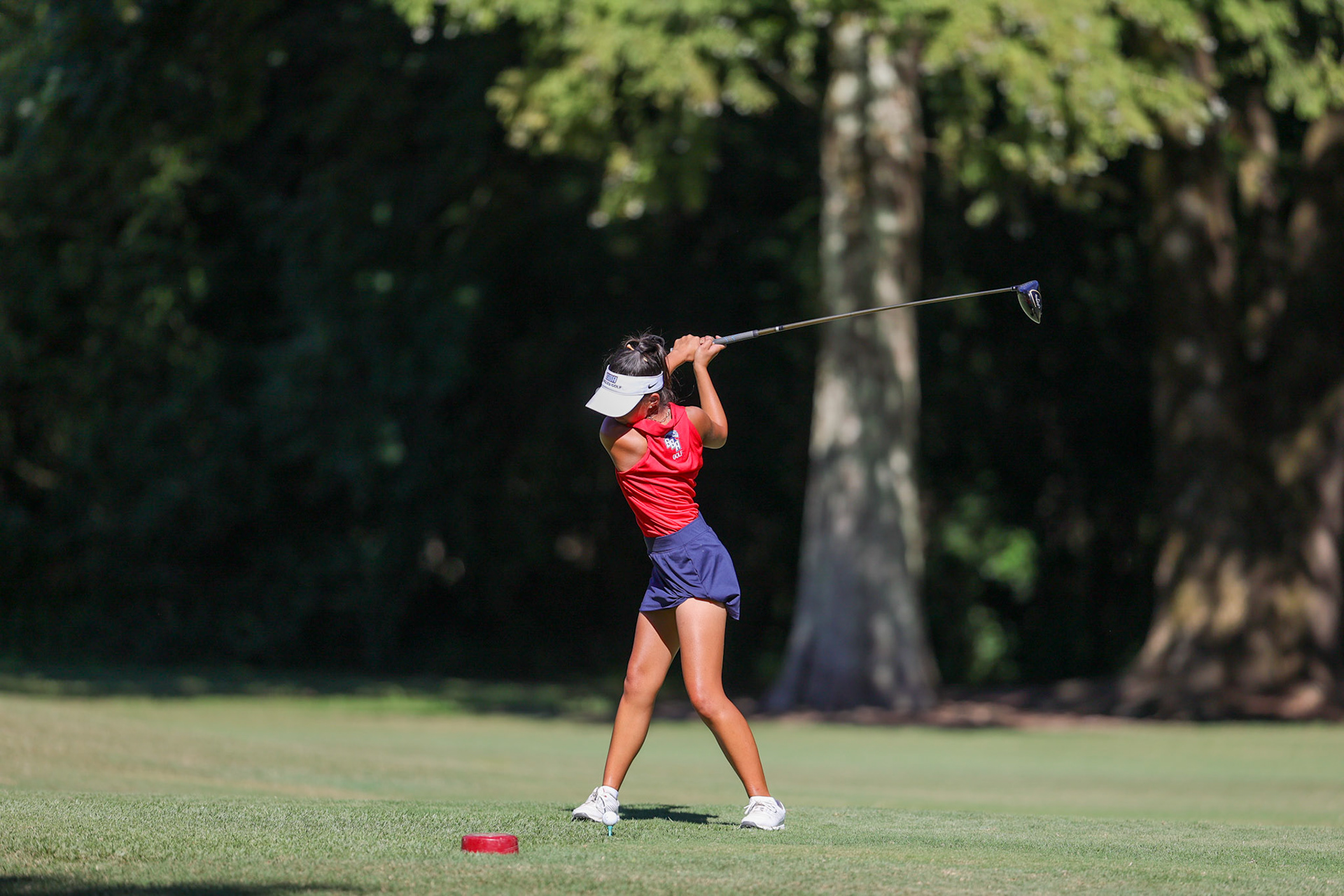 St. Benedict Girls Golf at Windyke on August 31, 2022. (Ryan Beatty/SBA)