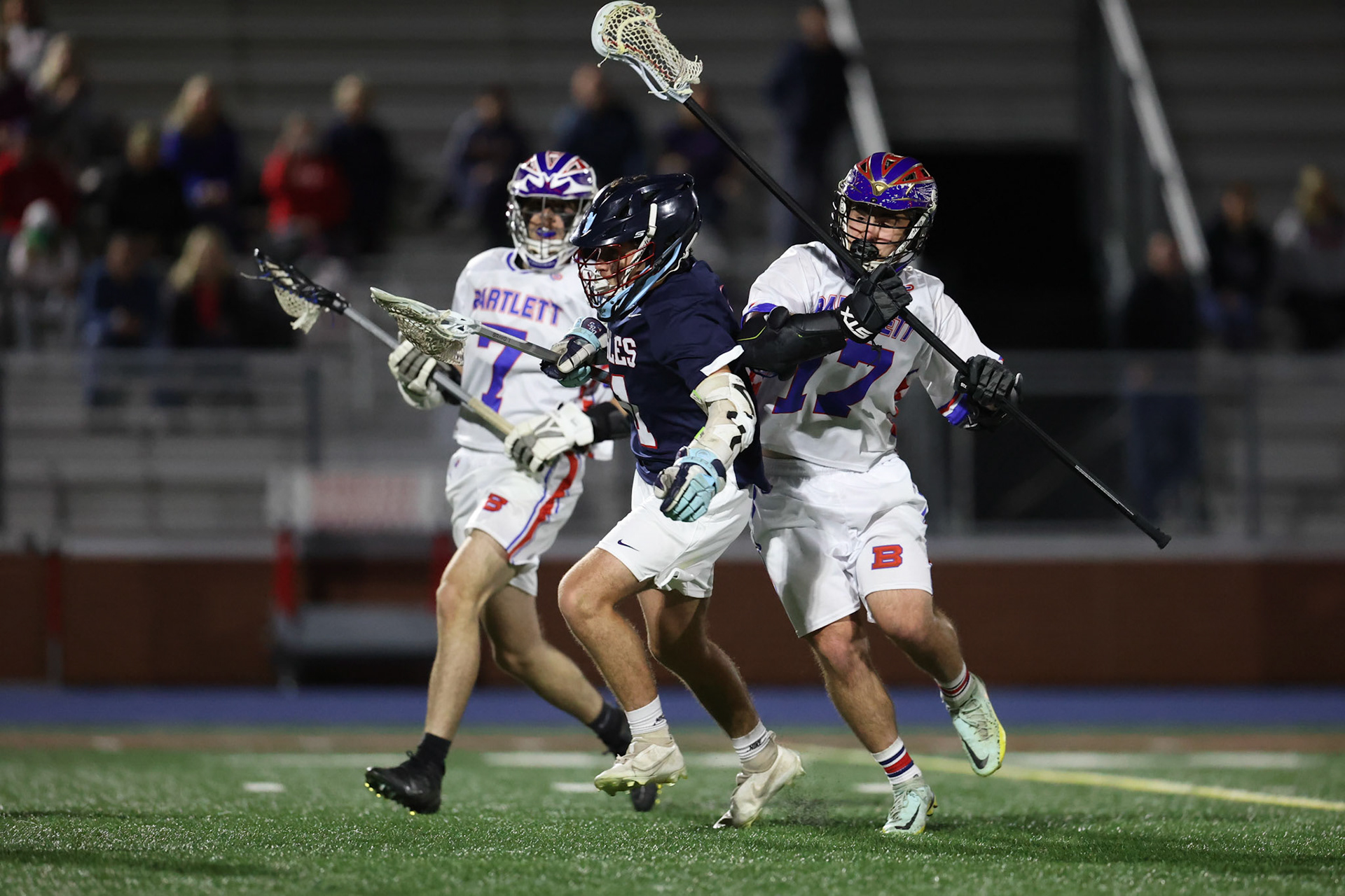 Boys Lacrosse vs Bartlett. (Ryan Beatty Photo)