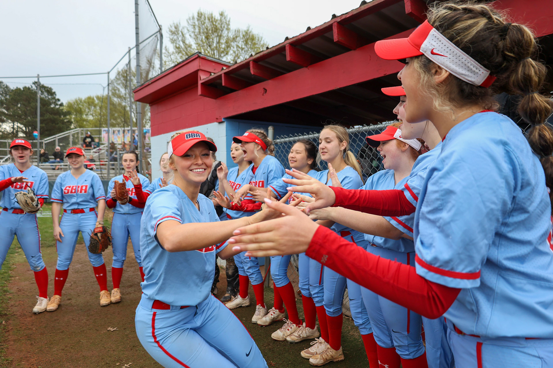 St. Benedict Softball vs Millington on Senior Night at St. Benedict at Auburndale in Memphis, TN on April 20, 2022. (Ryan Beatty/SBA)