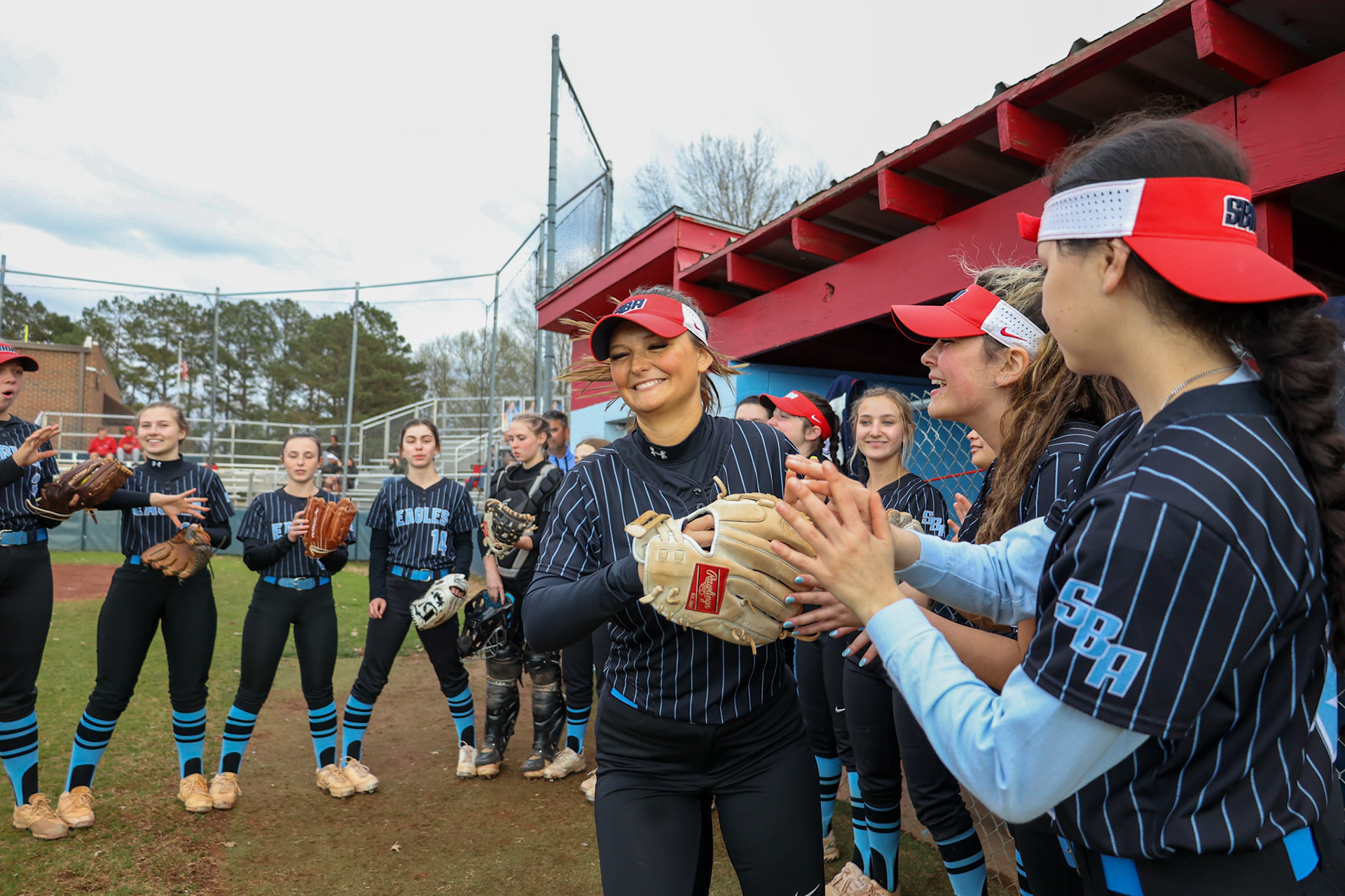 St. Benedict Softball vs St. Agnes Academy on Wednesday April 6, 2022 at St. Benedict At Auburndale High School in Memphis, TN. (Ryan Beatty/SBA)