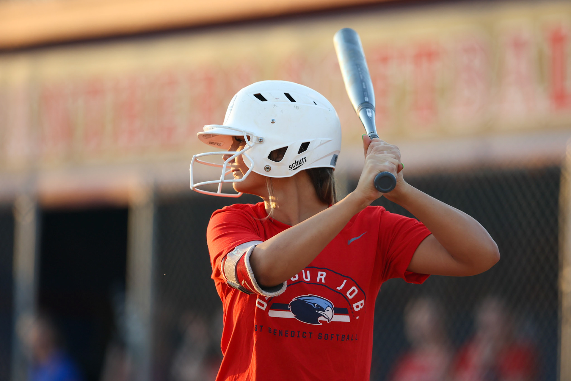 St. Benedict Softball vs Bartlett High School on March 3, 2022 at W.J. Freeman Park in Memphis, TN (Ryan Beatty/SBA)