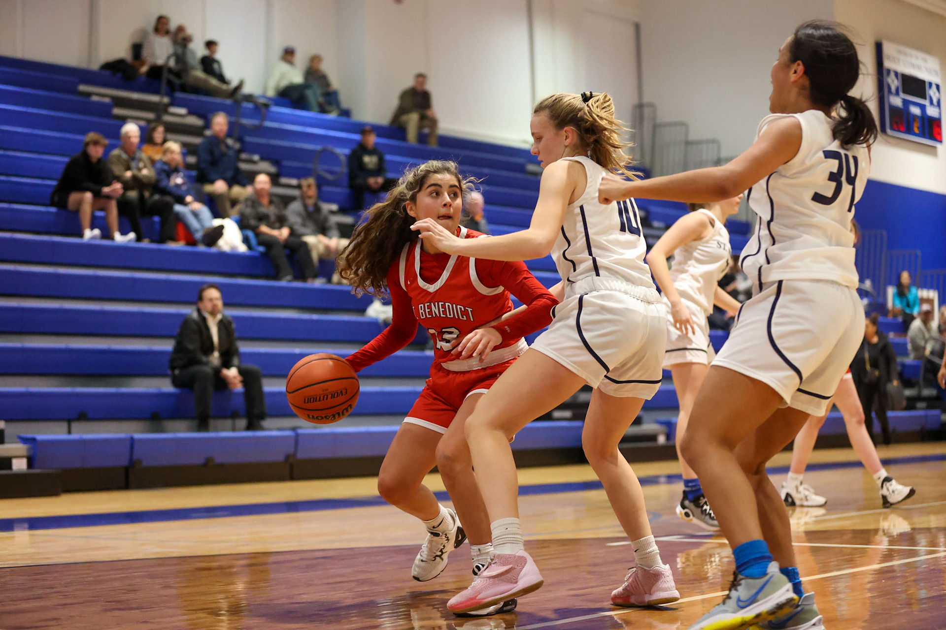 SBA Girls Basketball vs St. Mary’s. (Ryan Beatty Photo)