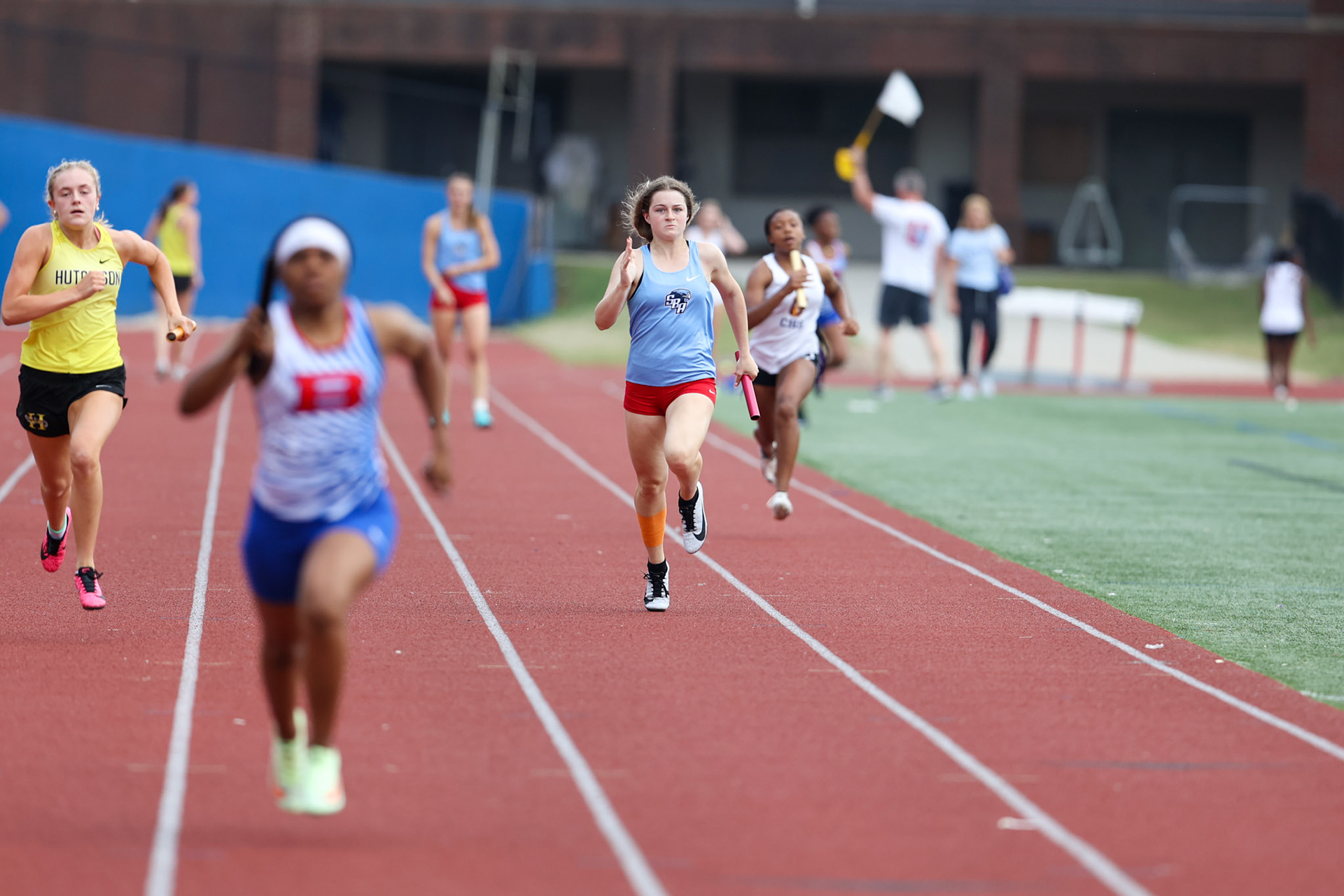 St. Benedict Track at Memphis University School in Memphis, TN on May 3, 2022. (Ryan Beatty/SBA)