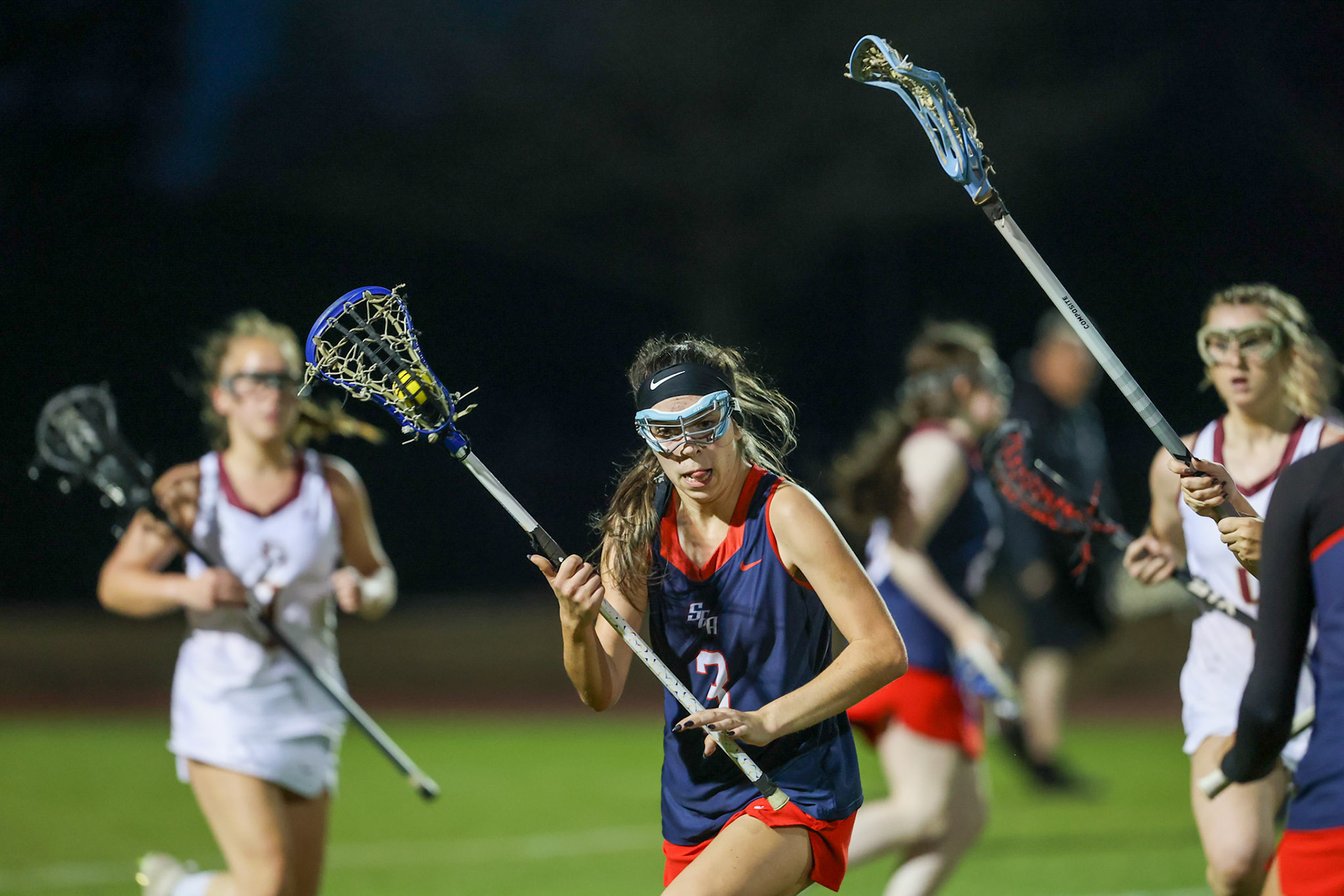 St. Benedict Lacrosse vs St. George’s at St. George’s Independent School on April 12, 2022 in Memphis, TN. (Ryan Beatty/SBA)