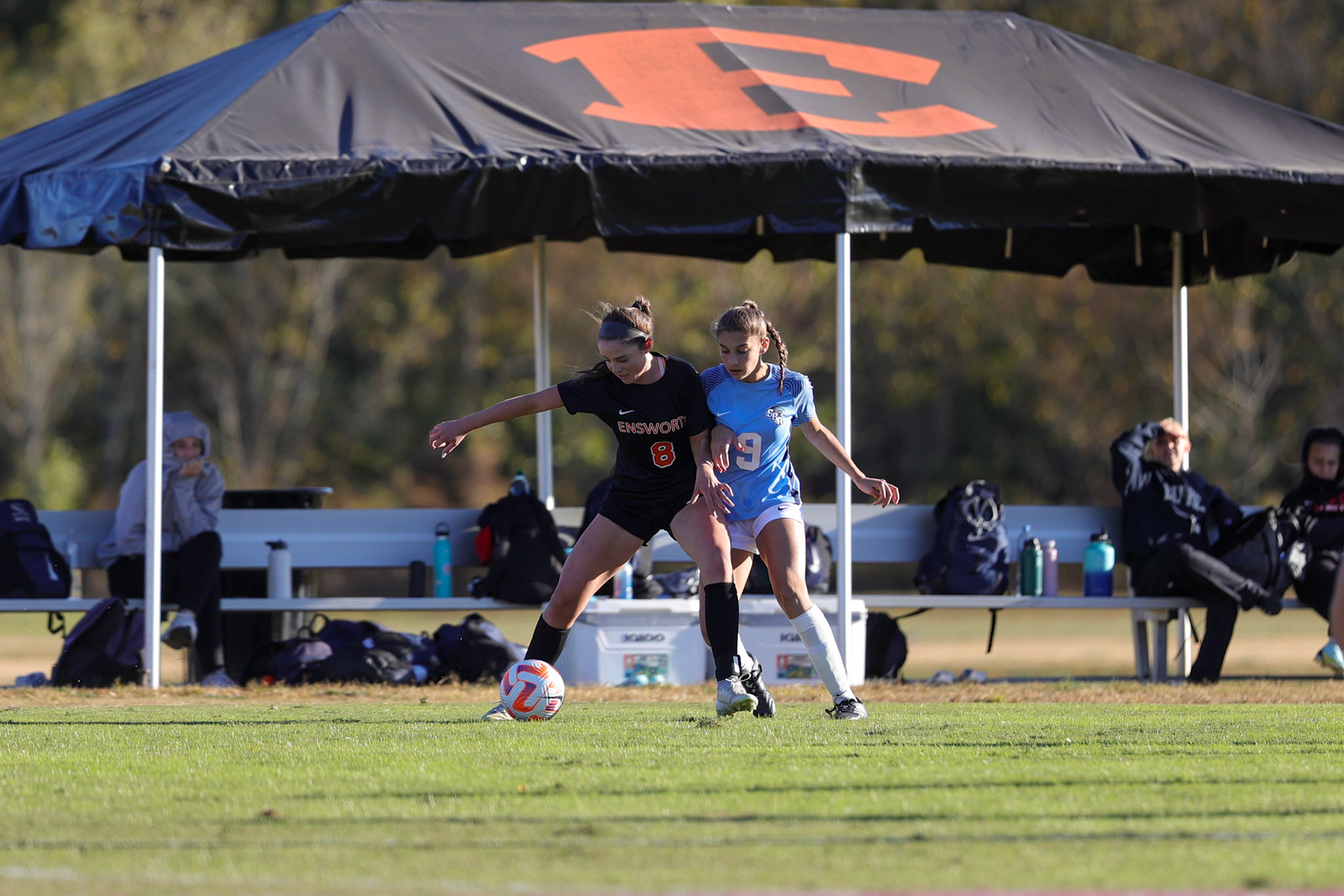 SBA Girl’s Soccer vs. Ensworth in the first round of the TSSAA State Tournament in Nashville, TN, on Oct. 17, 2022. (Ryan Beatty/SBA)
