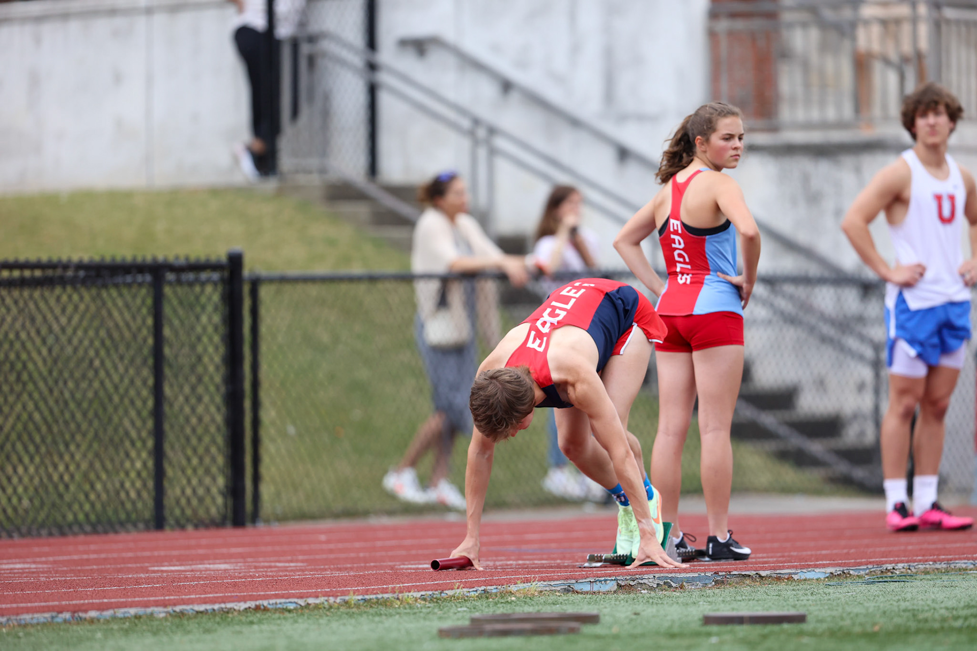 St. Benedict Track at Memphis University School in Memphis, TN on May 3, 2022. (Ryan Beatty/SBA)