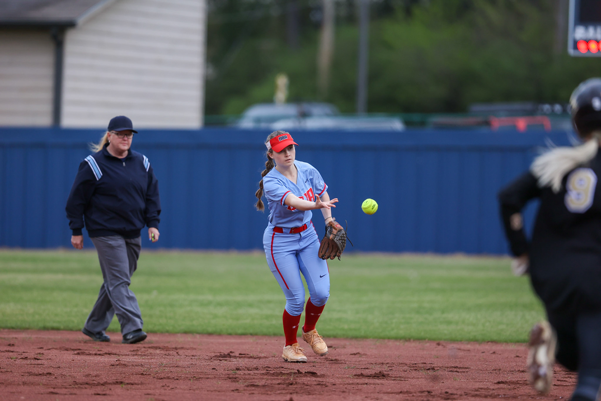 St. Benedict Softball vs Millington on Senior Night at St. Benedict at Auburndale in Memphis, TN on April 20, 2022. (Ryan Beatty/SBA)